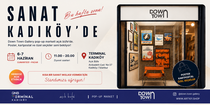 Down Town Gallery’den Terminal Kadıköy’de Pop-Up Market Etkinliği