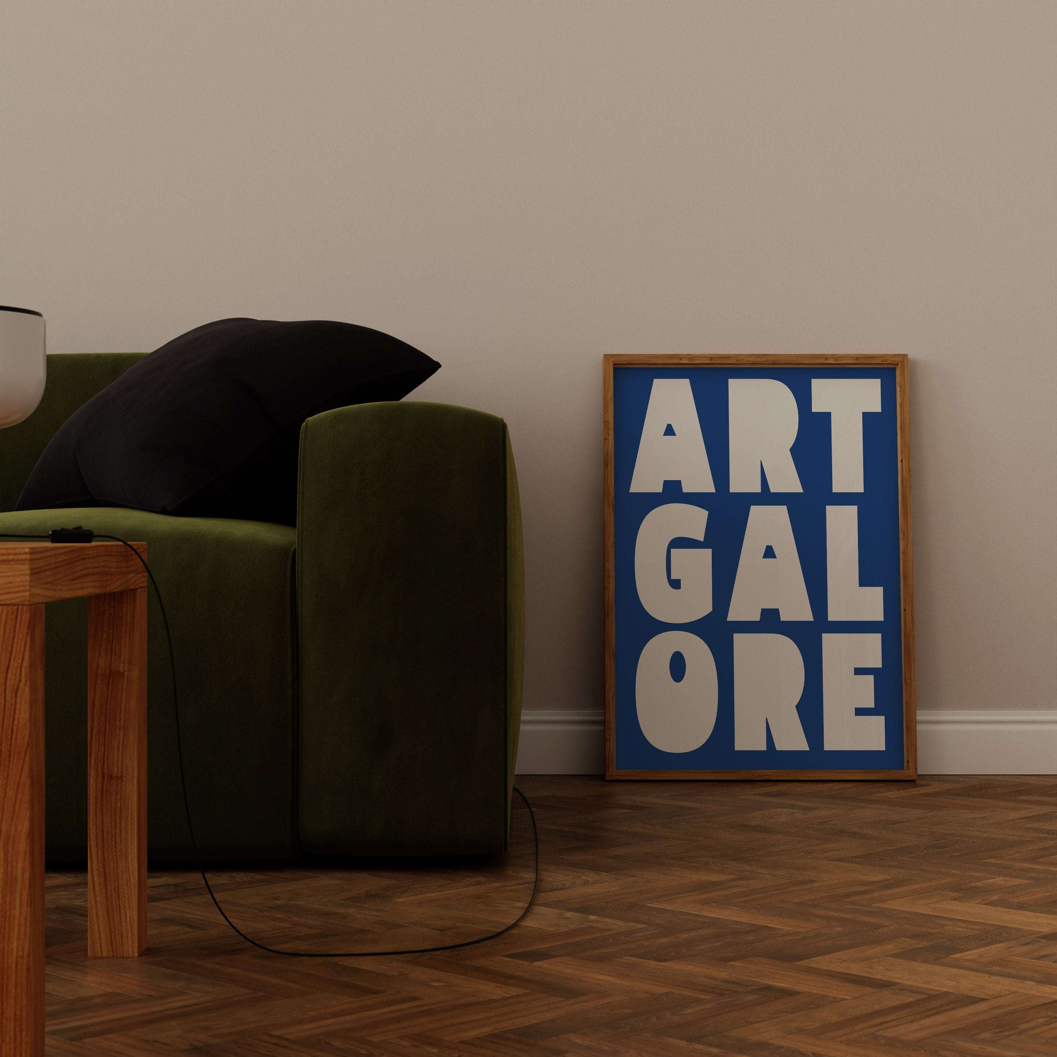 Art Galore Tipografik Tasarım - Sanat Dolu Duvar Posteri