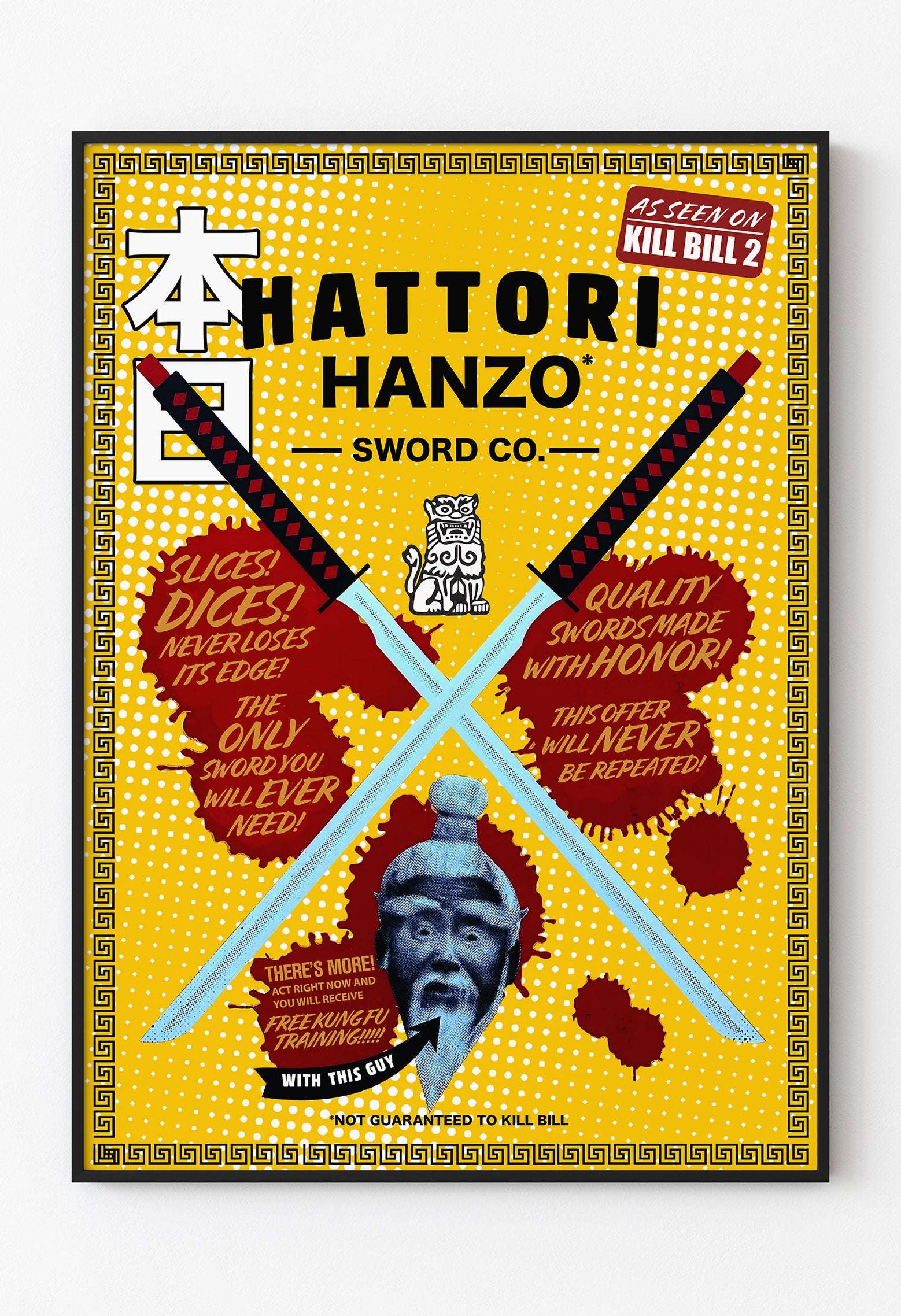 Hattori Hanzo - Kill Bill Vol. 2 - Çok Nadir Afiş