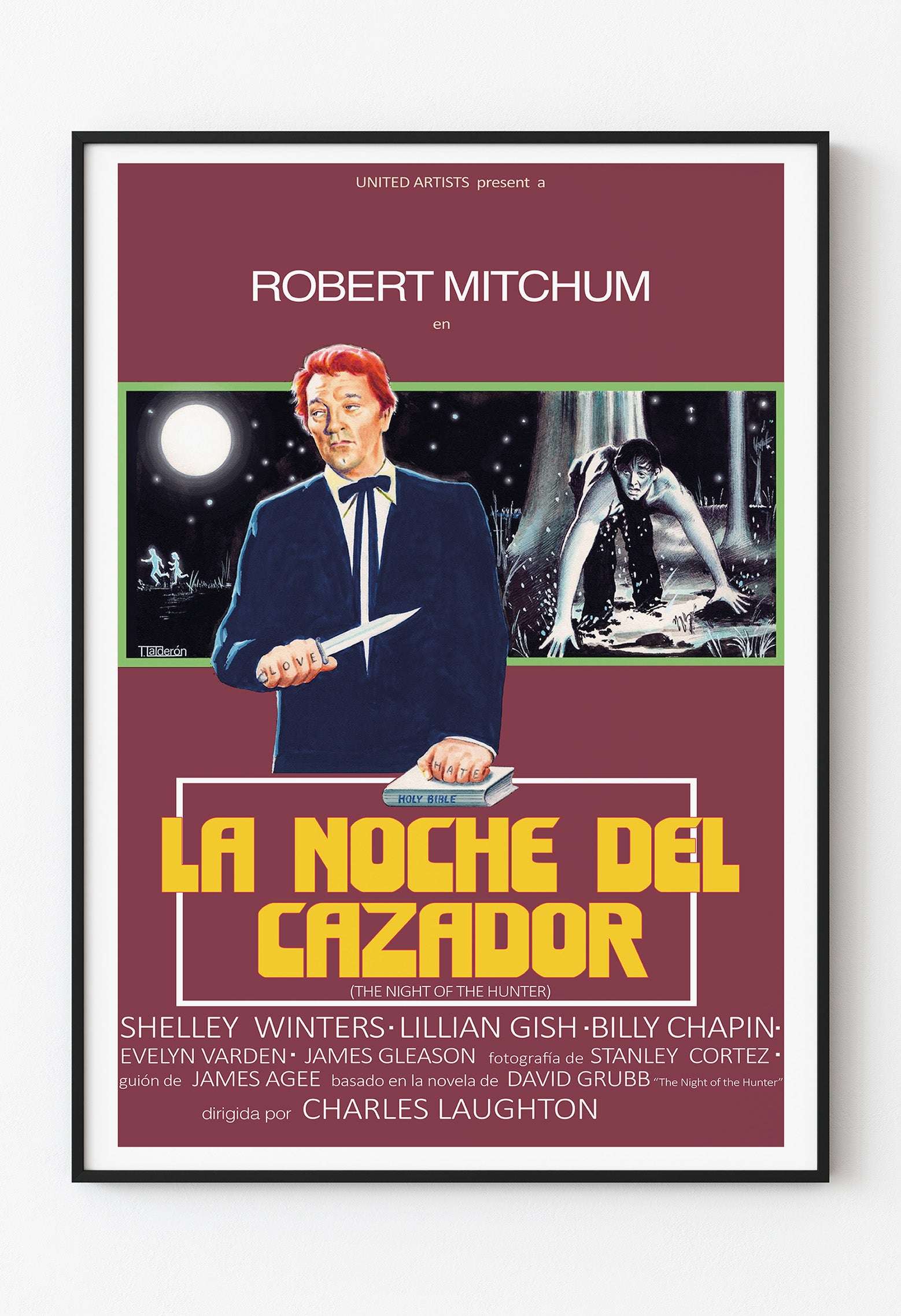 La Noche Del Cazador / Caniler Avcısı - Nadir Film Afişi