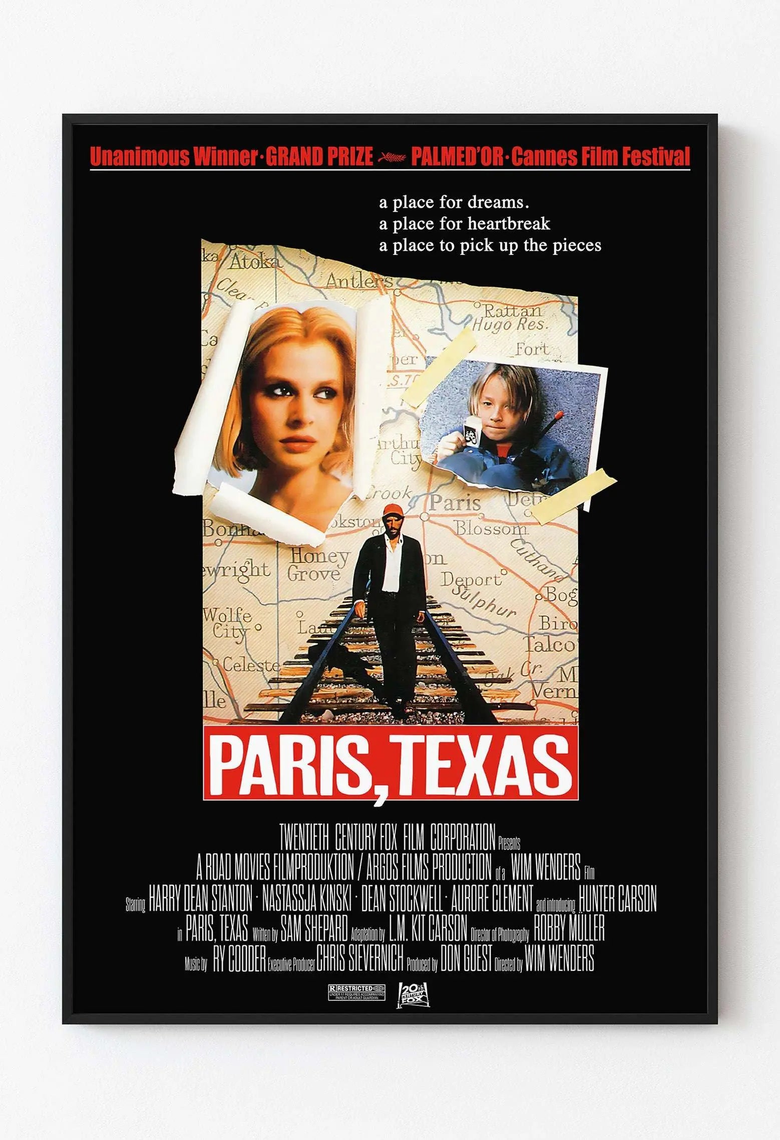 Paris, Texas Film Afişi - Wim Wenders - Nadir Poster