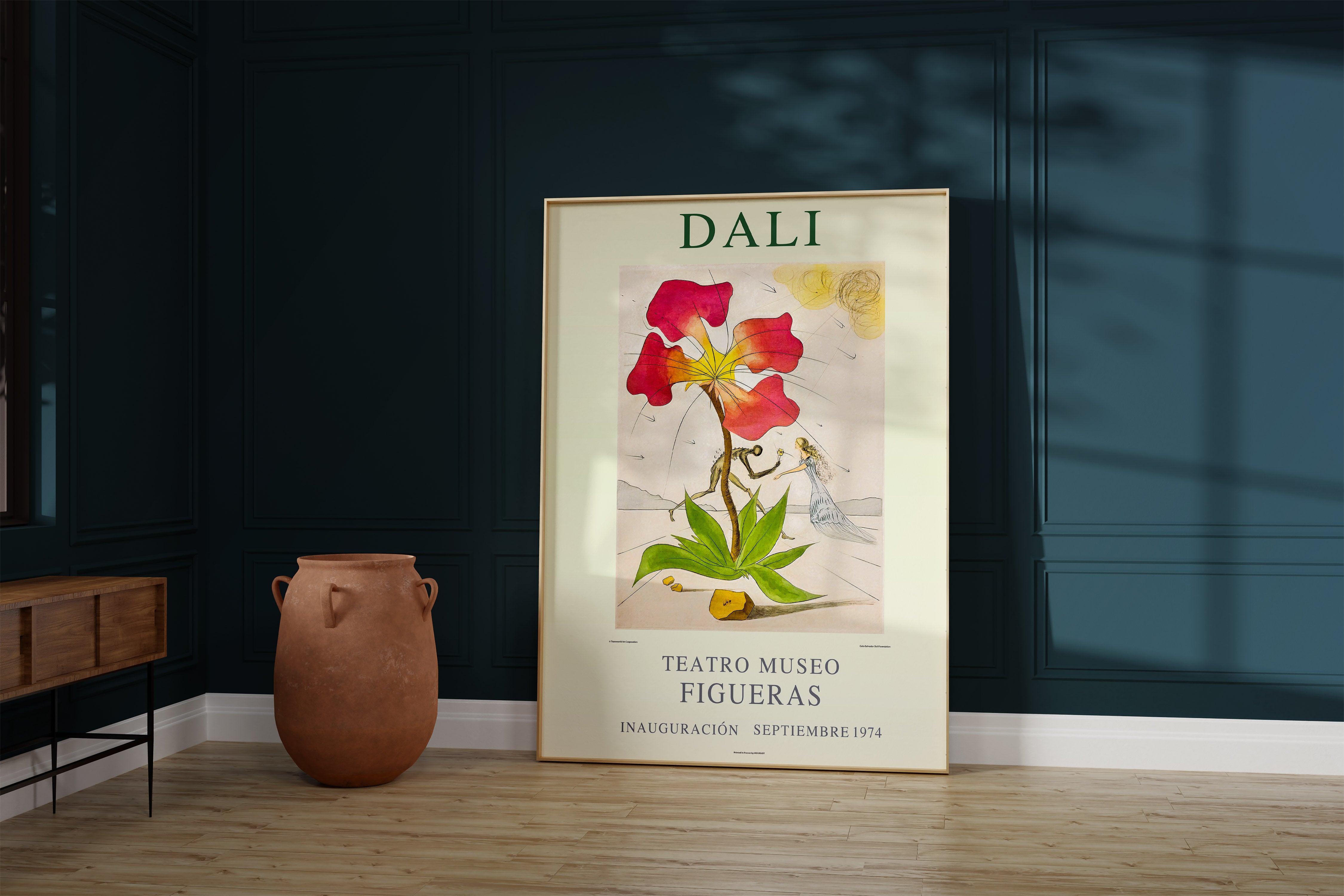 Salvador Dalí Teatro Museo Figueras Poster – 1974 Açılış Koleksiyon Serisi