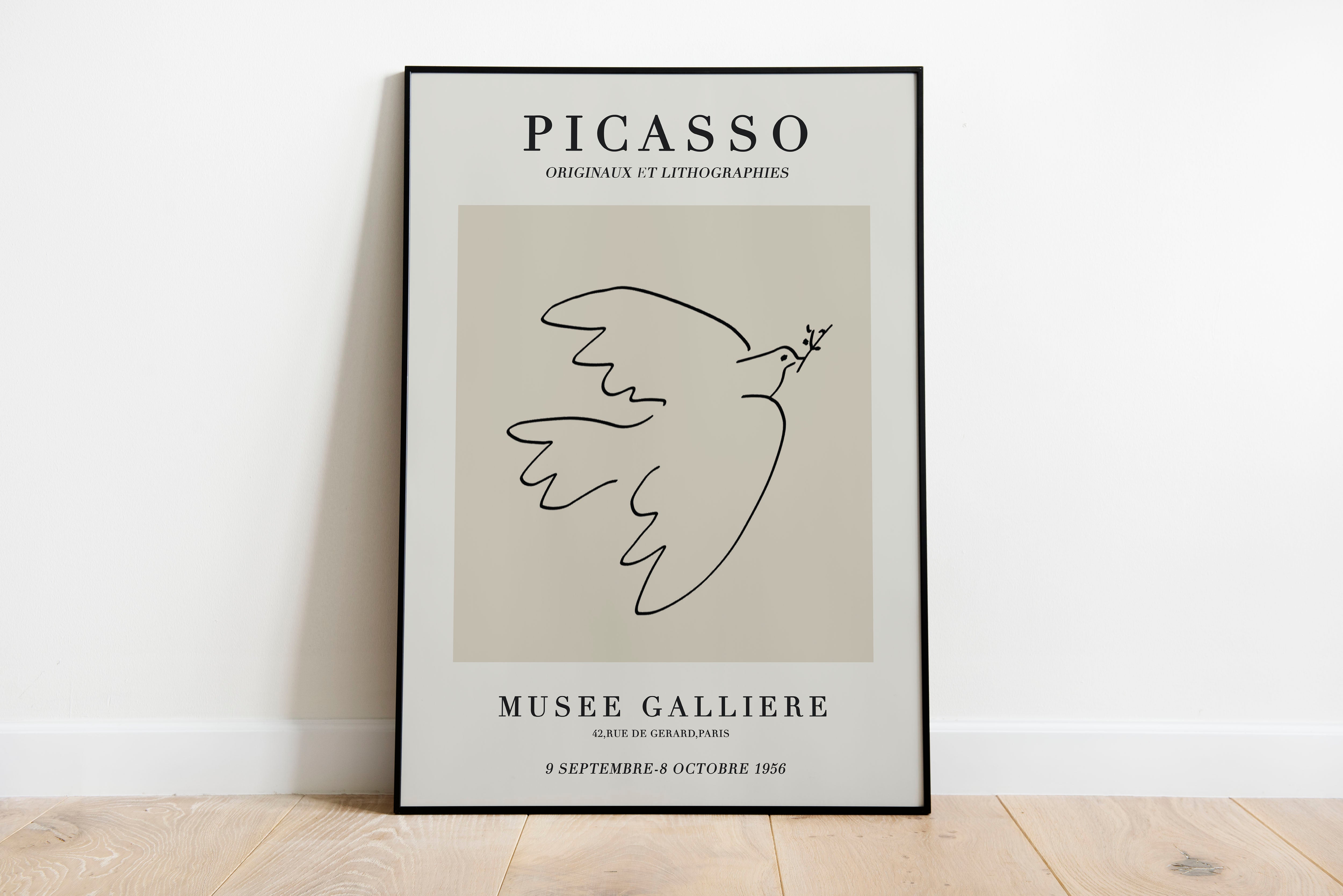 Picasso, Matisse ve Paul Klee 3'lü Sergi Posteri Seti | Minimalist Modern Duvar Sanatı