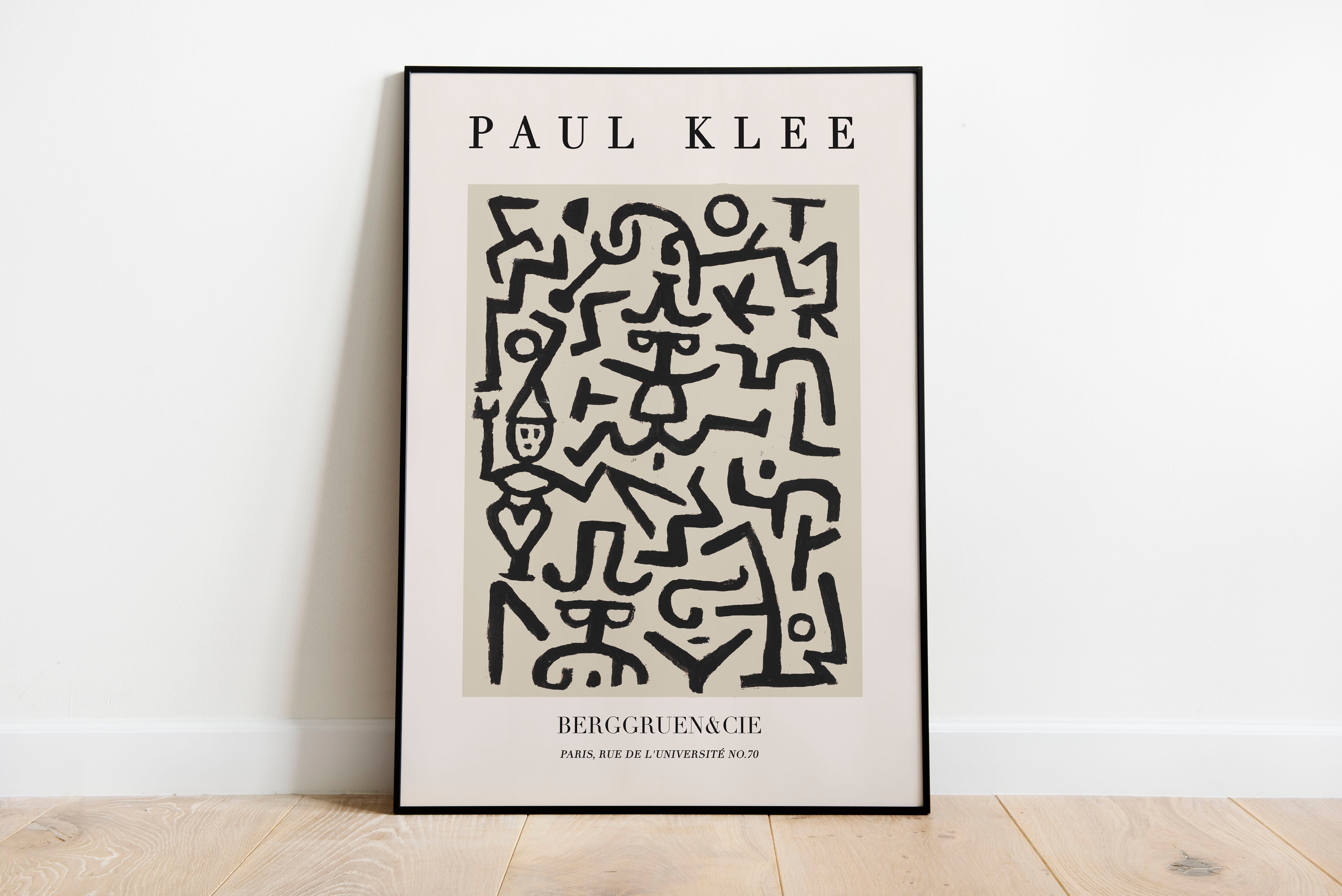 Picasso, Matisse ve Paul Klee 3'lü Sergi Posteri Seti | Minimalist Modern Duvar Sanatı