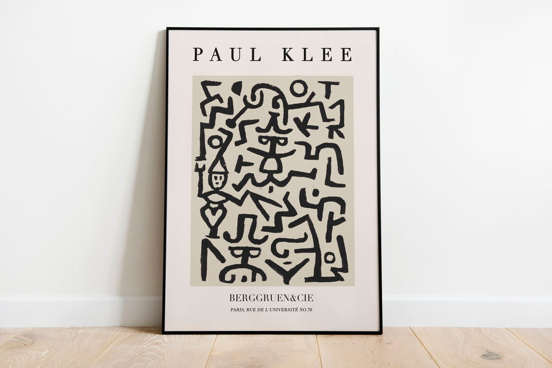 Picasso, Matisse ve Paul Klee 3'lü Sergi Posteri Seti | Minimalist Modern Duvar Sanatı