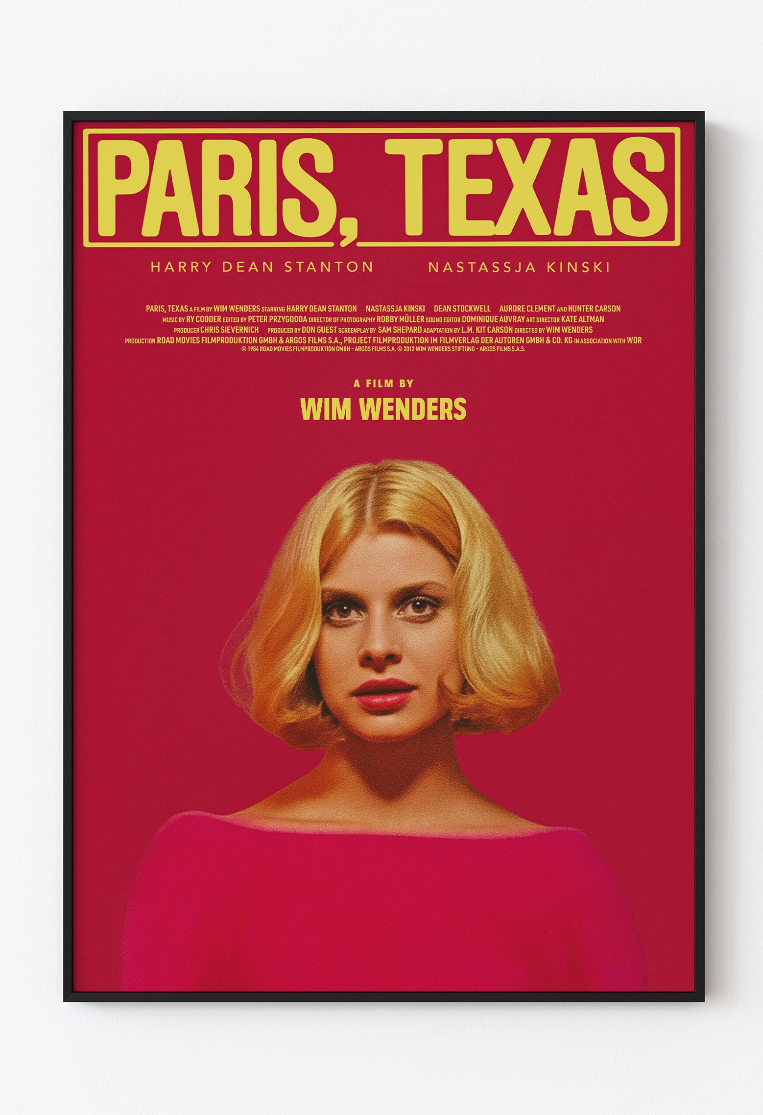 Paris, Texas (1984) Film Posteri – Wim Wenders | Klasik Sinema Poster Reprodüksiyonu