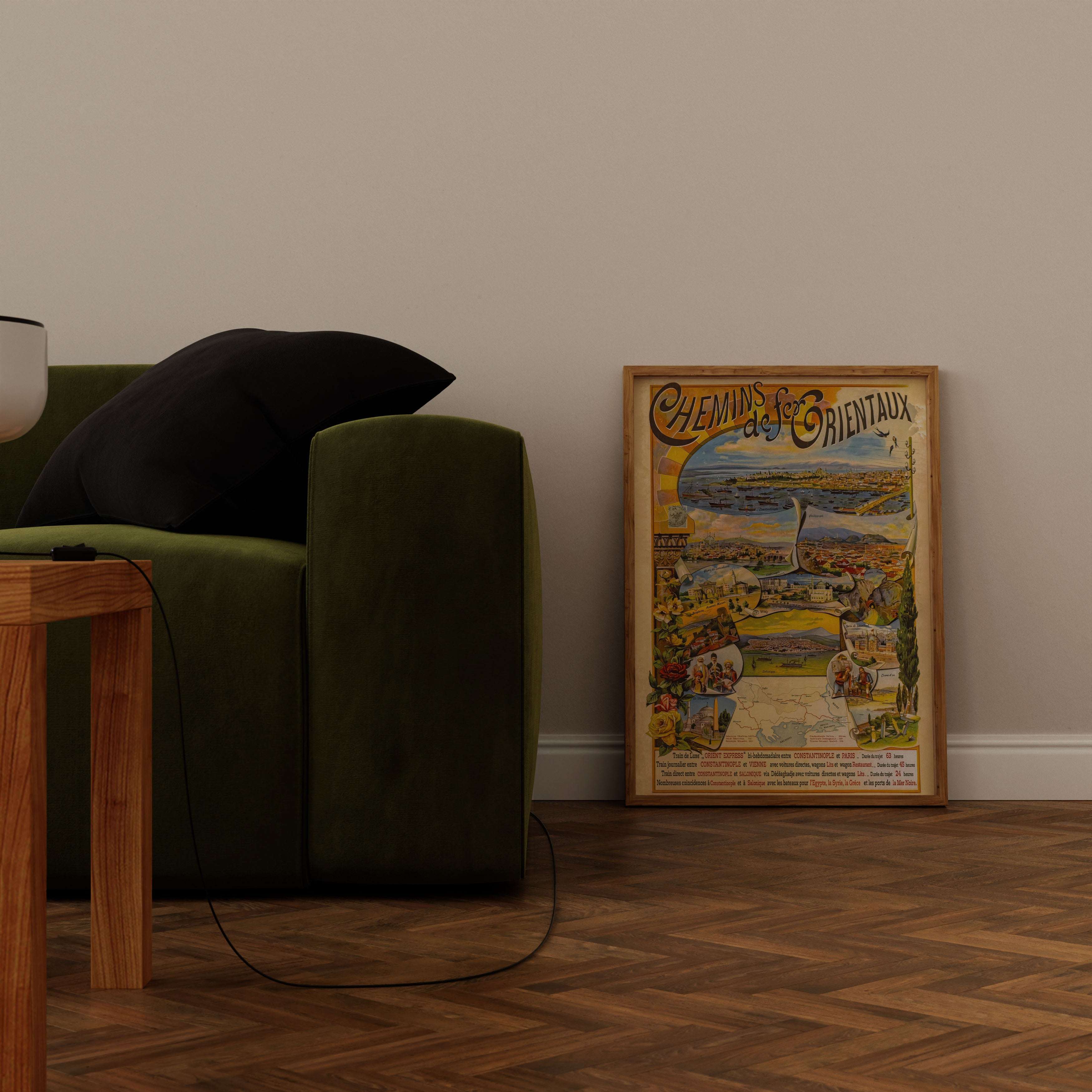 Chemins de Fer Orientaux - Seyahat Posteri