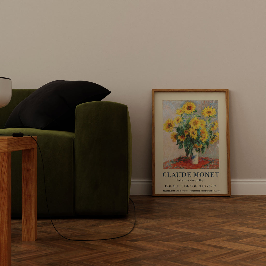 Claude Monet - Bouquet de Soleils / Mone - Ayçiçekleri
