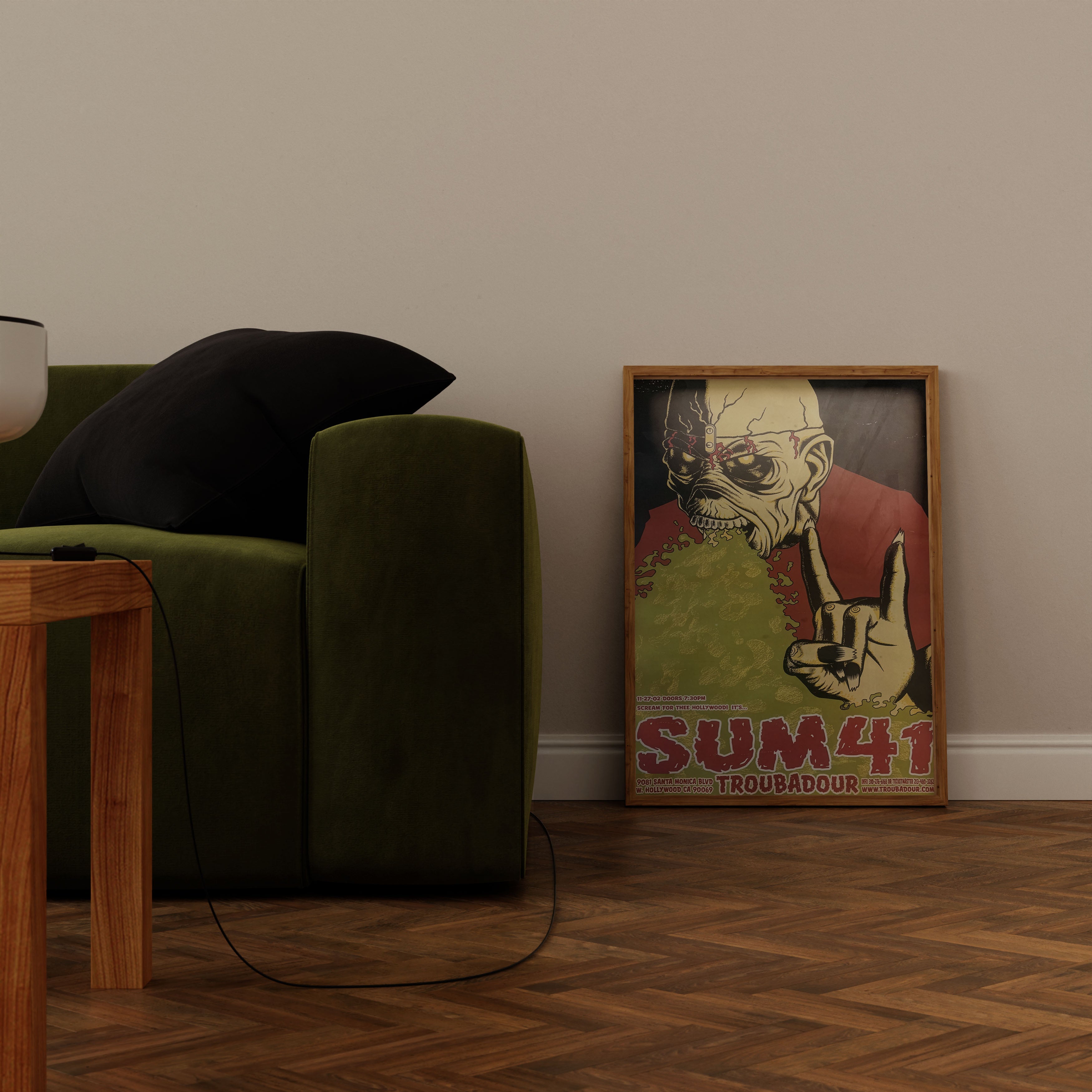 Punk Rock Poster Seti | Sum 41 & Pop Punk Afişleri | Vintage Müzik Duvar Dekoru - 2 Parça