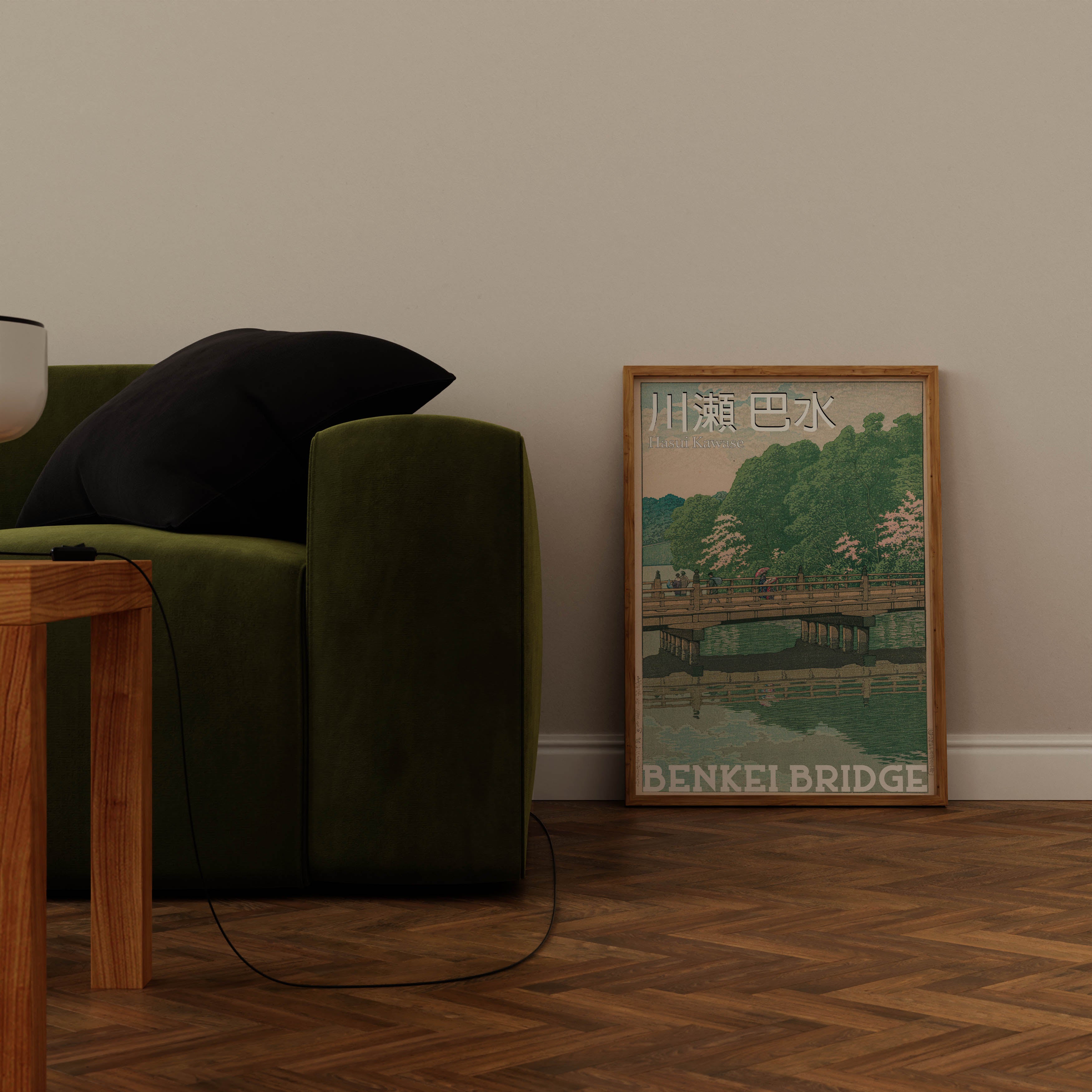 Benkei Bridge – Hasui Kawase Özel Tasarım Japonya Temalı Poster