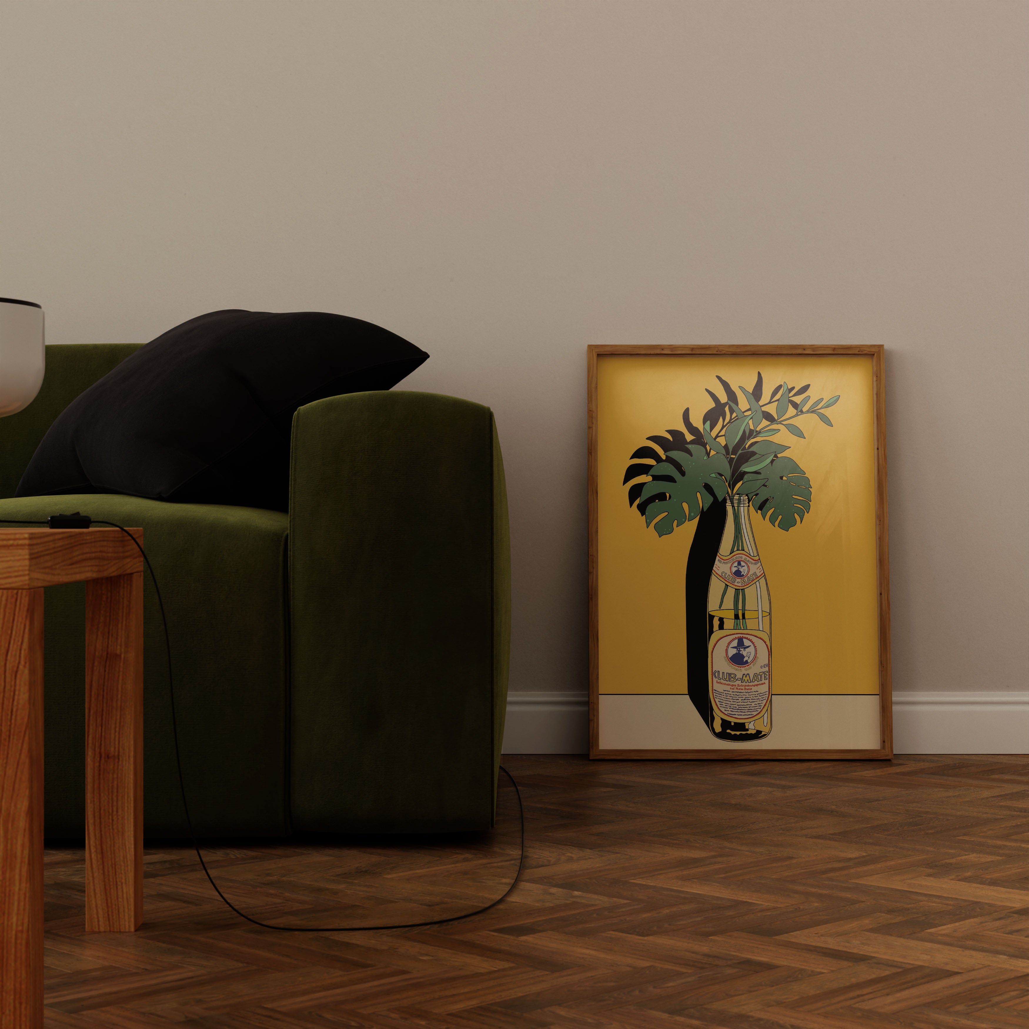 Club Mate Modern Minimalizm: Mate ve Monstera