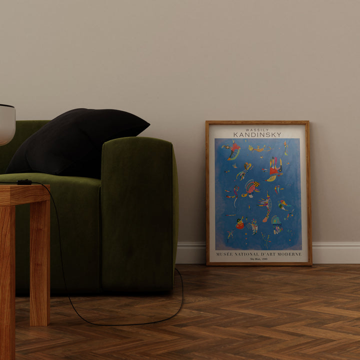 Kandinsky Sky Blue – Soyut Modern Duvar Posteri