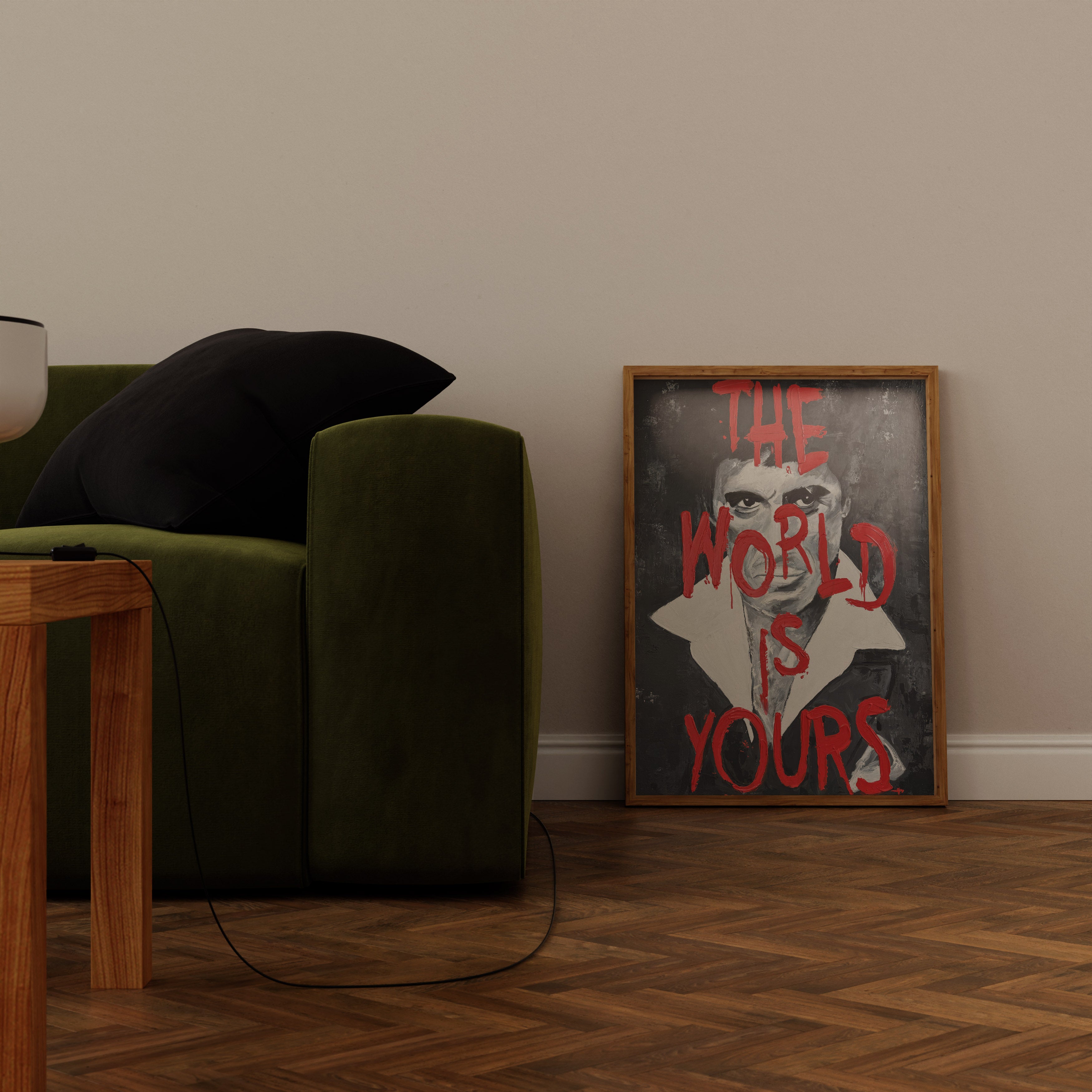 Al Pacino "Scarface" Akrilik Dokulu Pop-Art Poster - Tony Montana