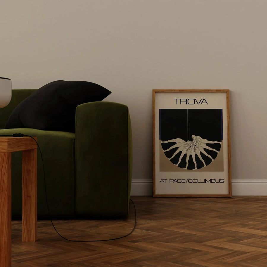 Ernest Trova - Falling Men / A Trova Pace - Kahverengi Art101.shop