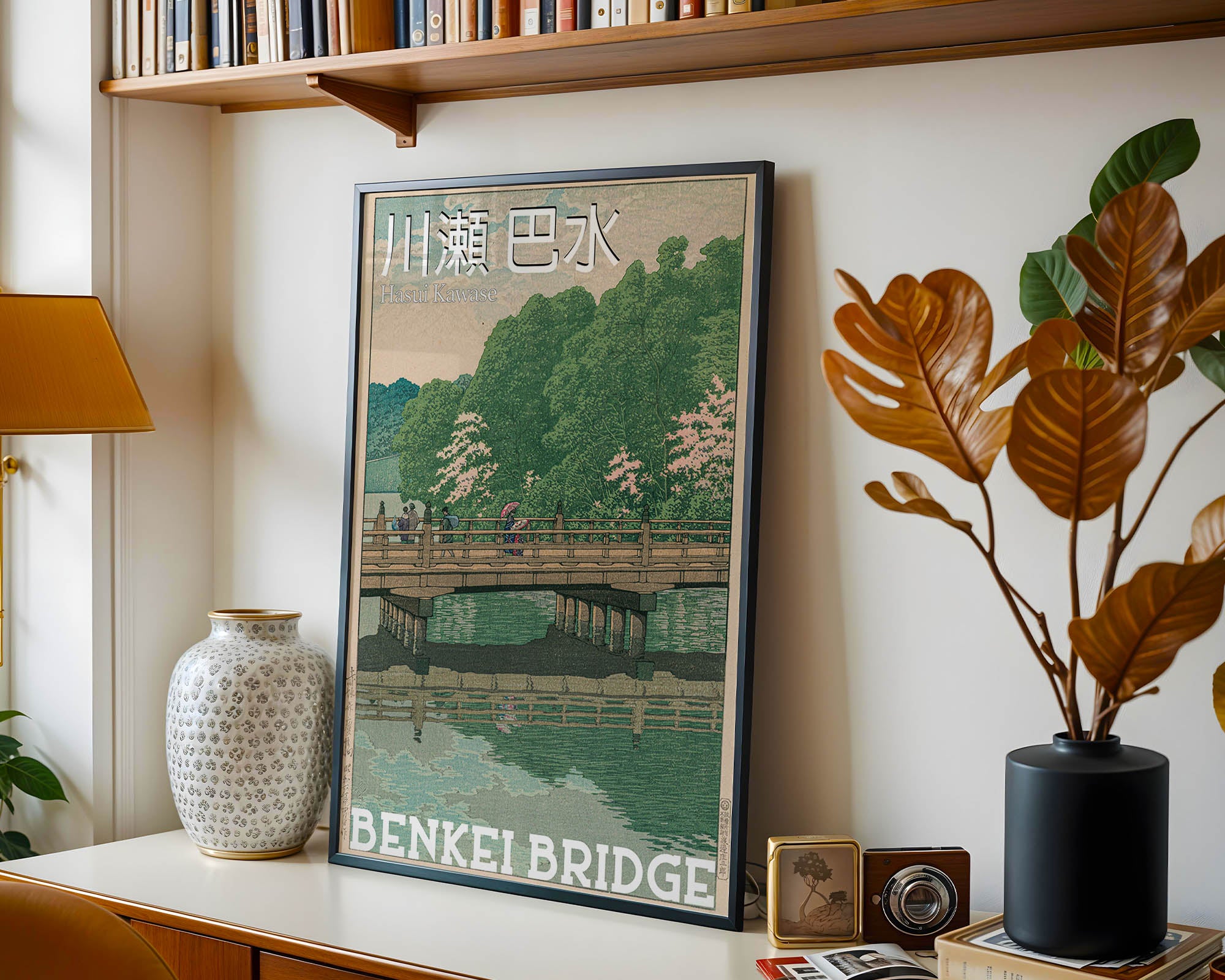 Benkei Bridge – Hasui Kawase Özel Tasarım Japonya Temalı Poster