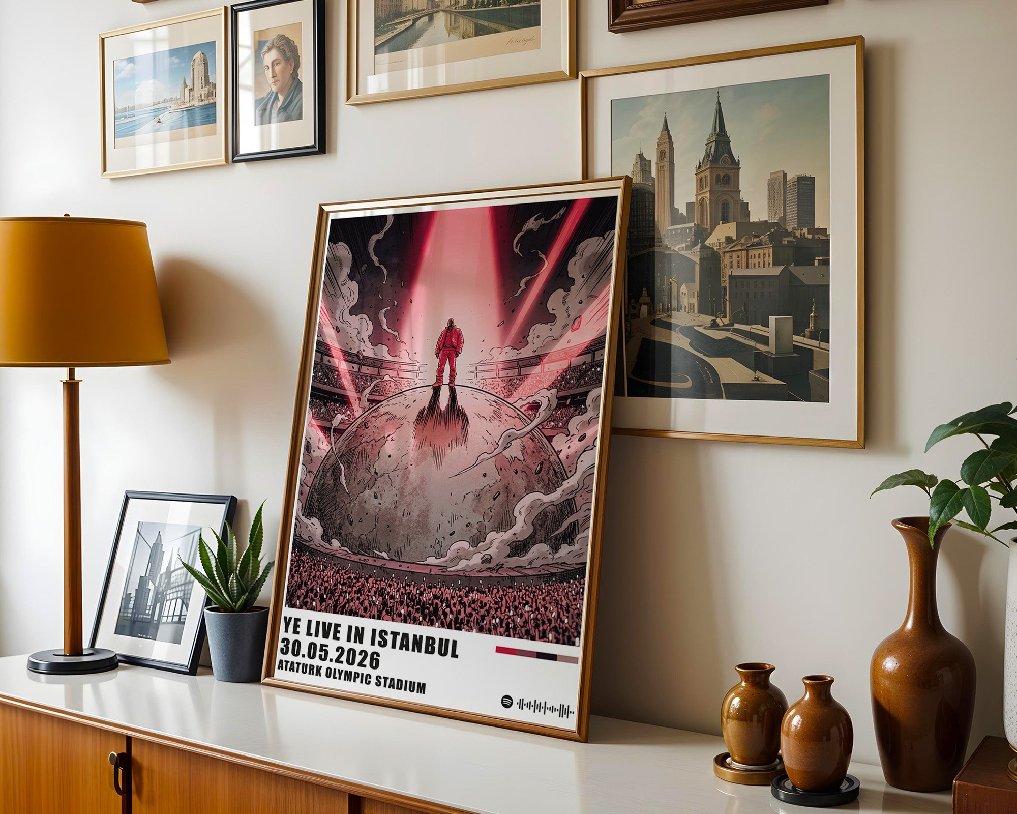 Kanye West (Ye) – 30.05.2026 İstanbul Konseri Hatıra Posteri (Atatürk Olimpiyat Stadyumu)