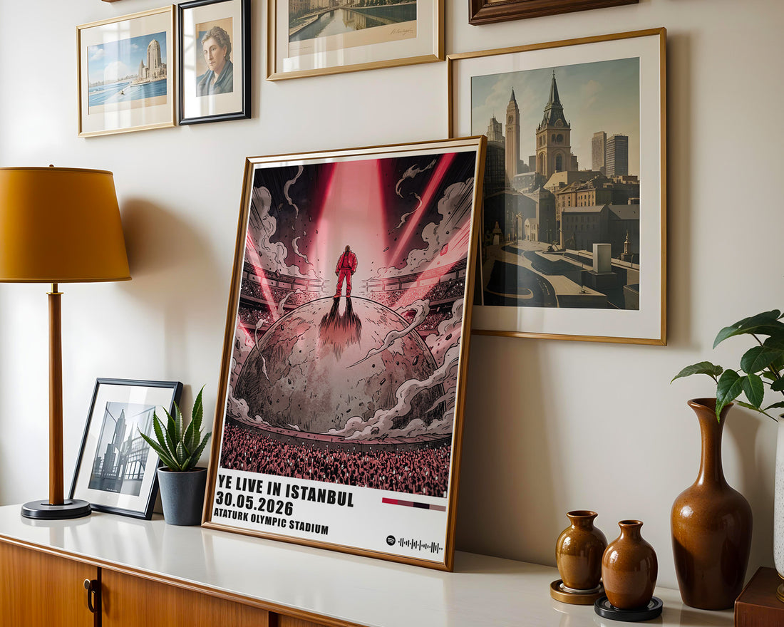 Kanye West (Ye) – 30.05.2026 İstanbul Konseri Hatıra Posteri (Atatürk Olimpiyat Stadyumu)