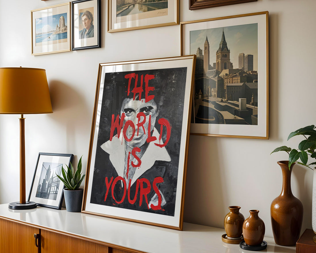 Al Pacino "Scarface" Akrilik Dokulu Pop-Art Poster - Tony Montana