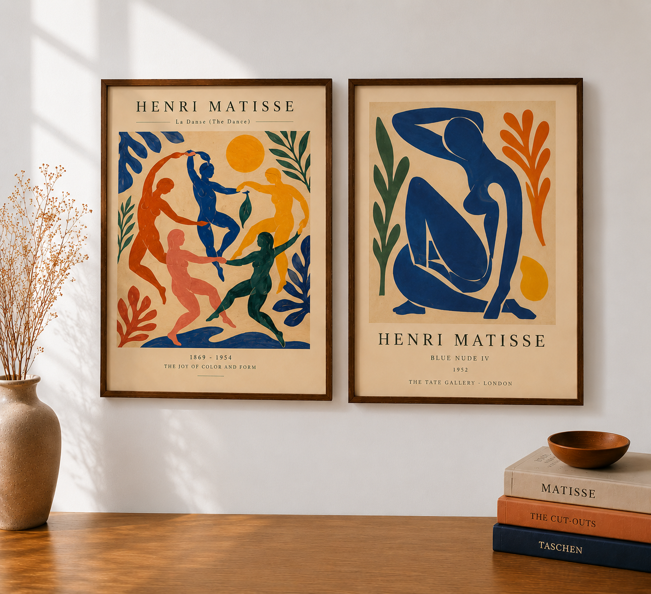 Henri Matisse İkili Poster Seti – La Danse & Blue Nude IV | Modern Duvar Dekoru