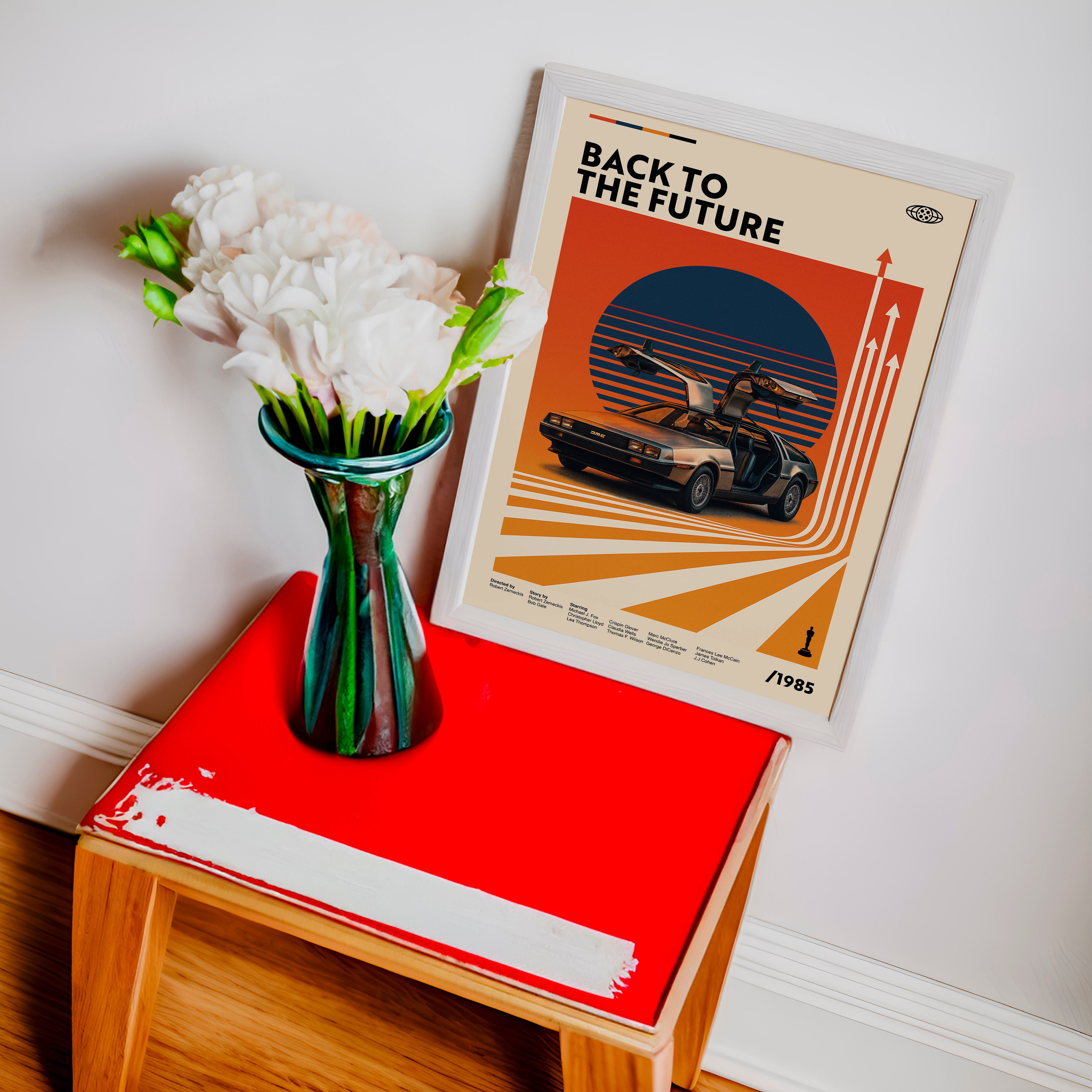 Back to the Future - Retro Stil Sanat Posteri  - Geleceğe Dönüş