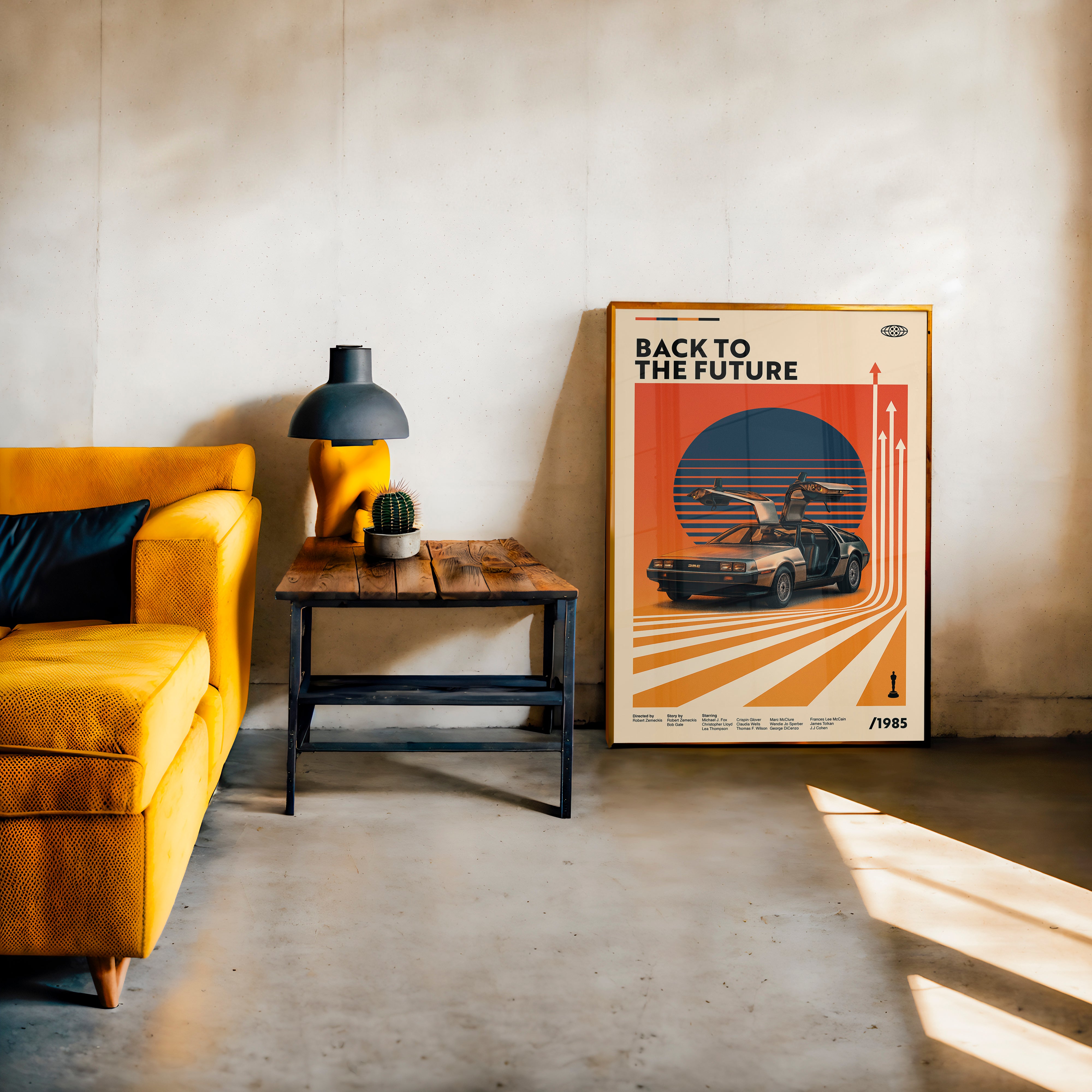 Back to the Future - Retro Stil Sanat Posteri  - Geleceğe Dönüş