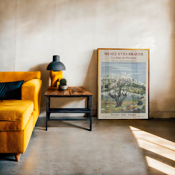 Yves Brayer Sergi Posteri – Musée Yves Brayer, Les Baux-de-Provence | Vintage Sanat Posteri Reprodüksiyon