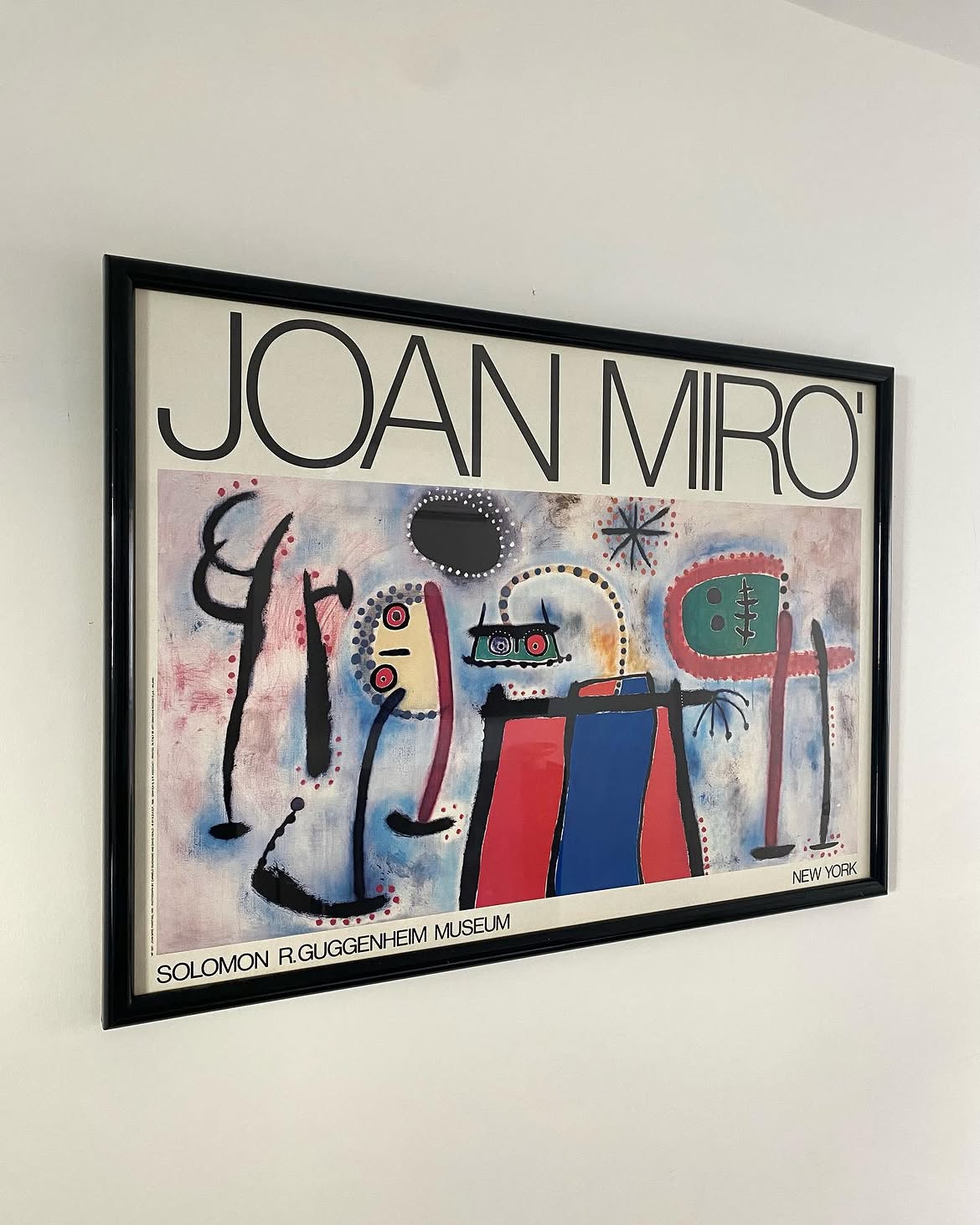 Joan Miró – Solomon R. Guggenheim Museum New York Exhibition Poster