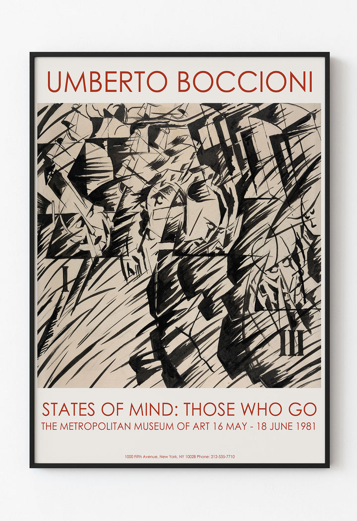 Umberto Boccioni - Salvador Dali Ofis Poster