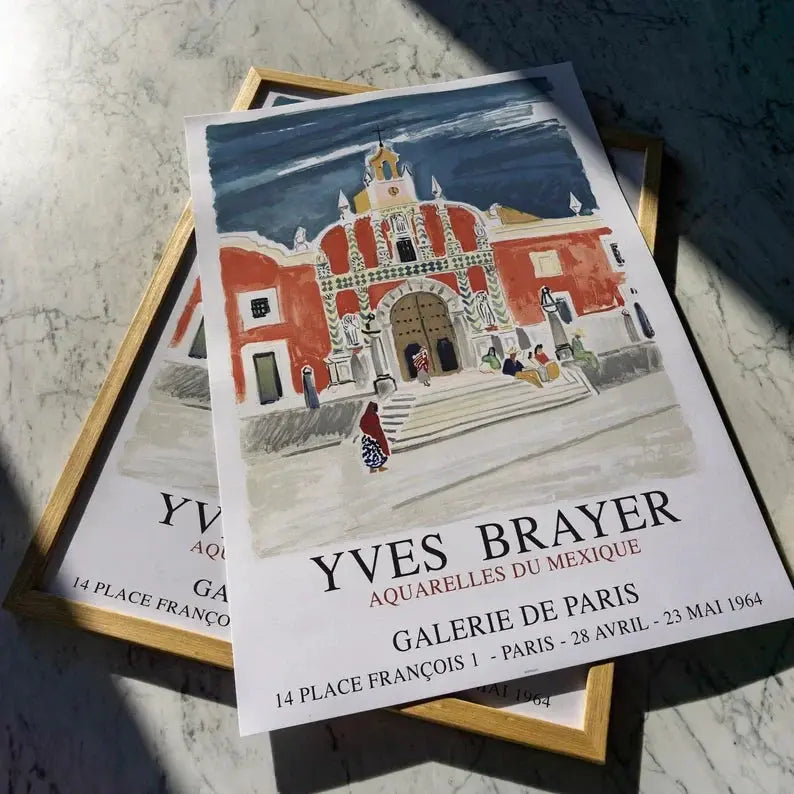 Yves Brayer - Exposition Galerie de Paris Poster Art101.shop