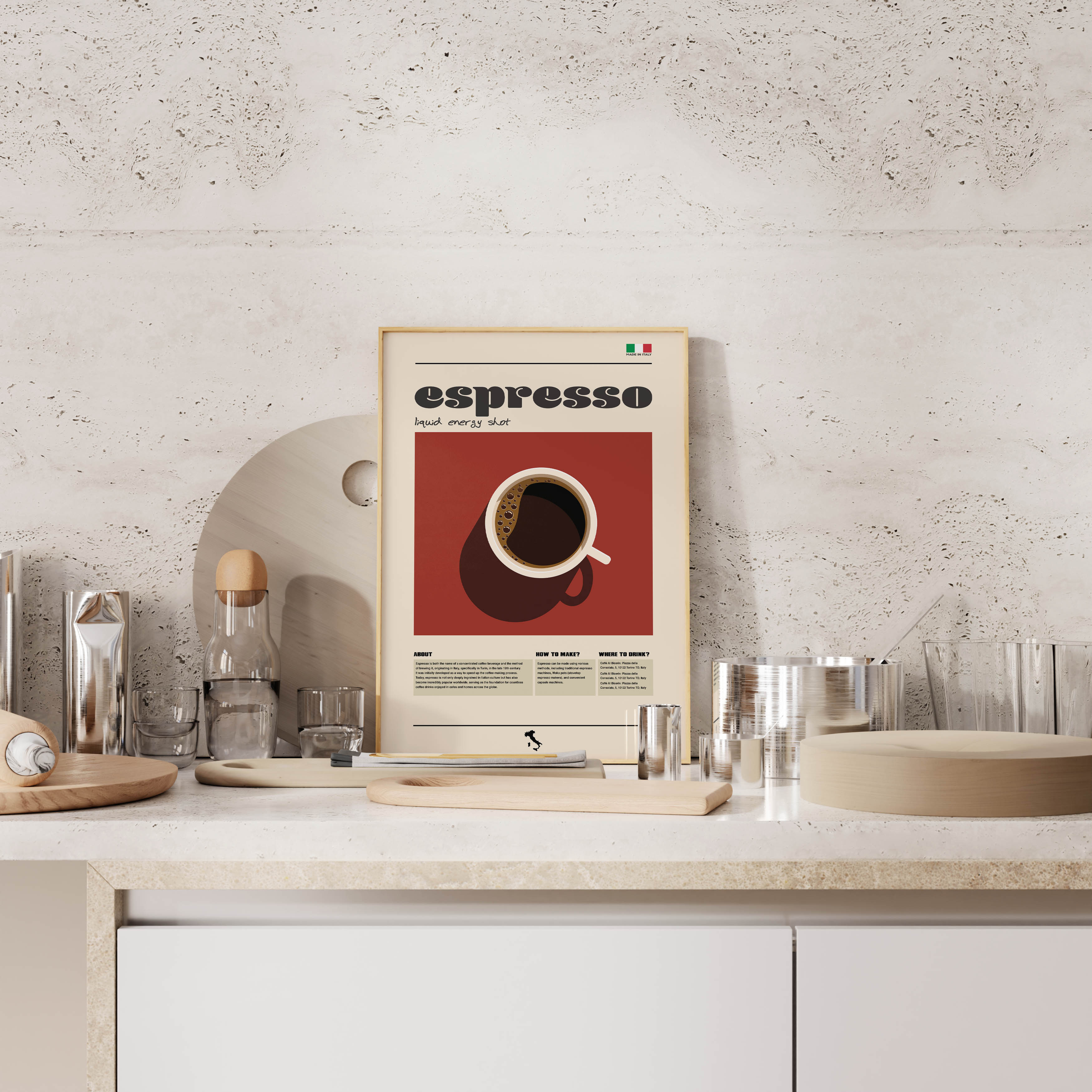 Espresso Posteri - Liquid Energy Shot