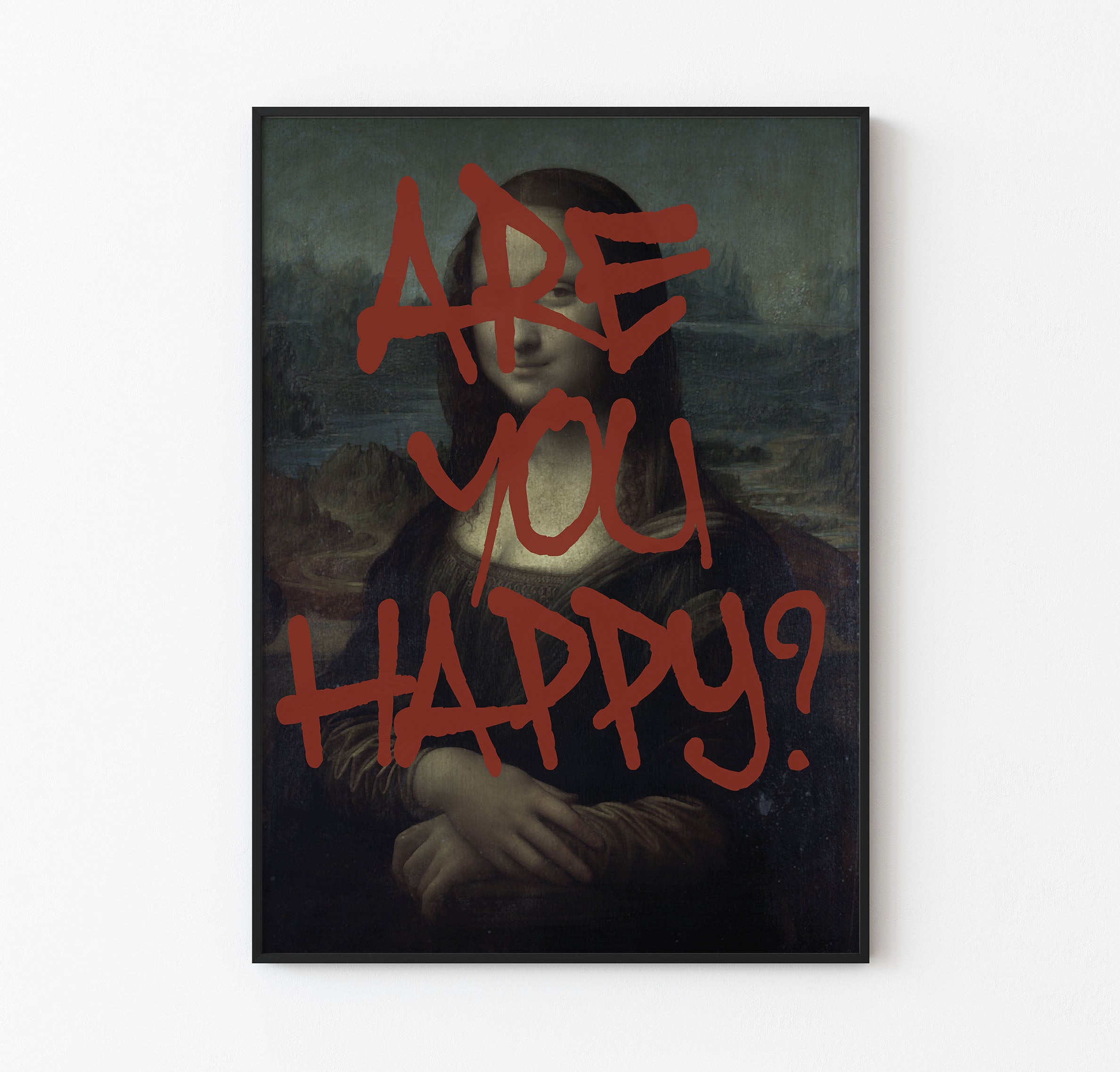 Mona Lisa Tribute - Street Art Meets Renaissance / Are you Happy?