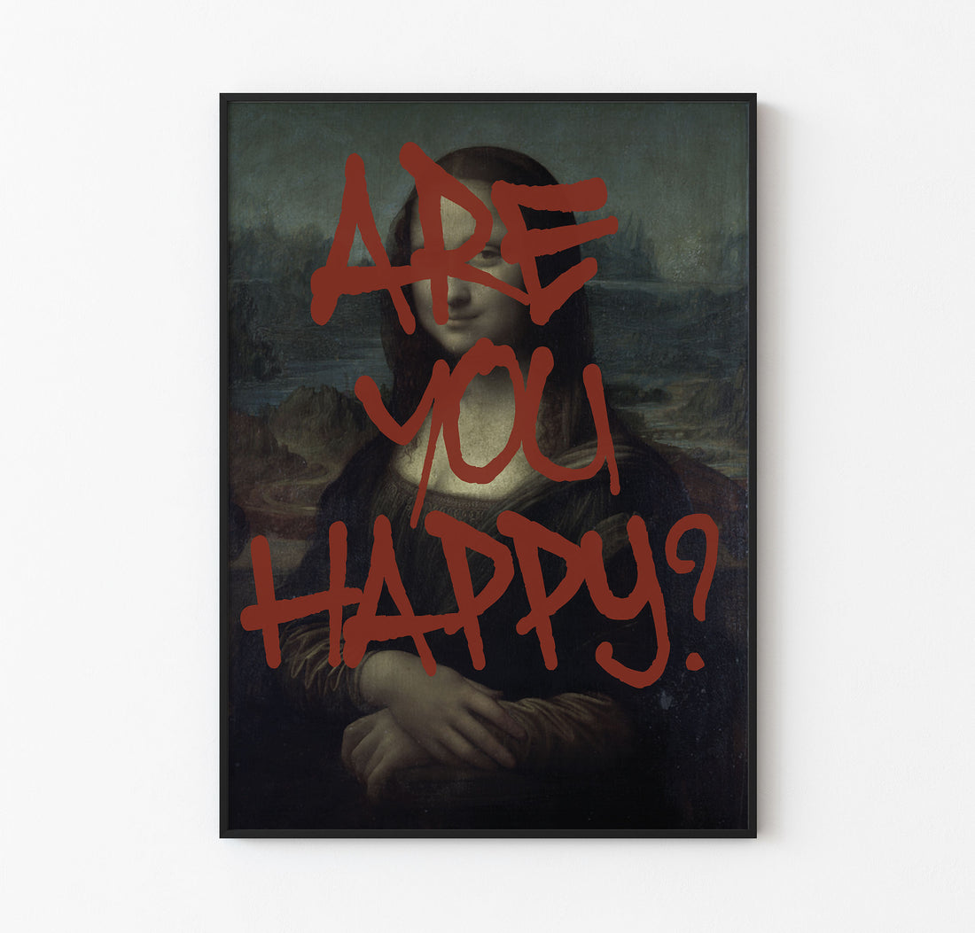 Mona Lisa Tribute - Street Art Meets Renaissance / Are you Happy?