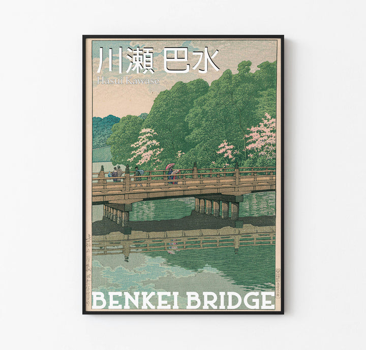 Benkei Bridge – Hasui Kawase Özel Tasarım Japonya Temalı Poster