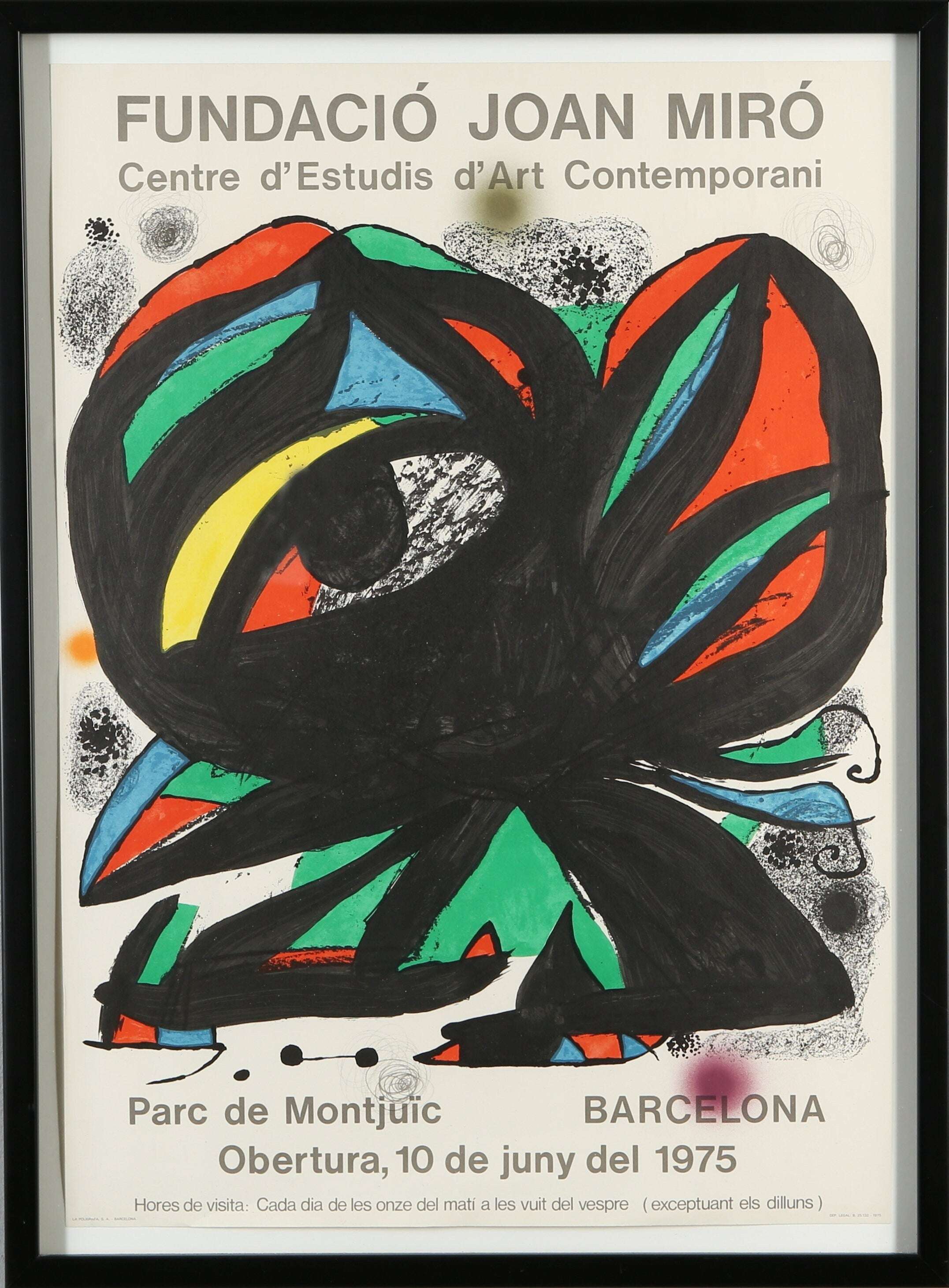JOAN MIRO - Advertising Poster from Barcelona