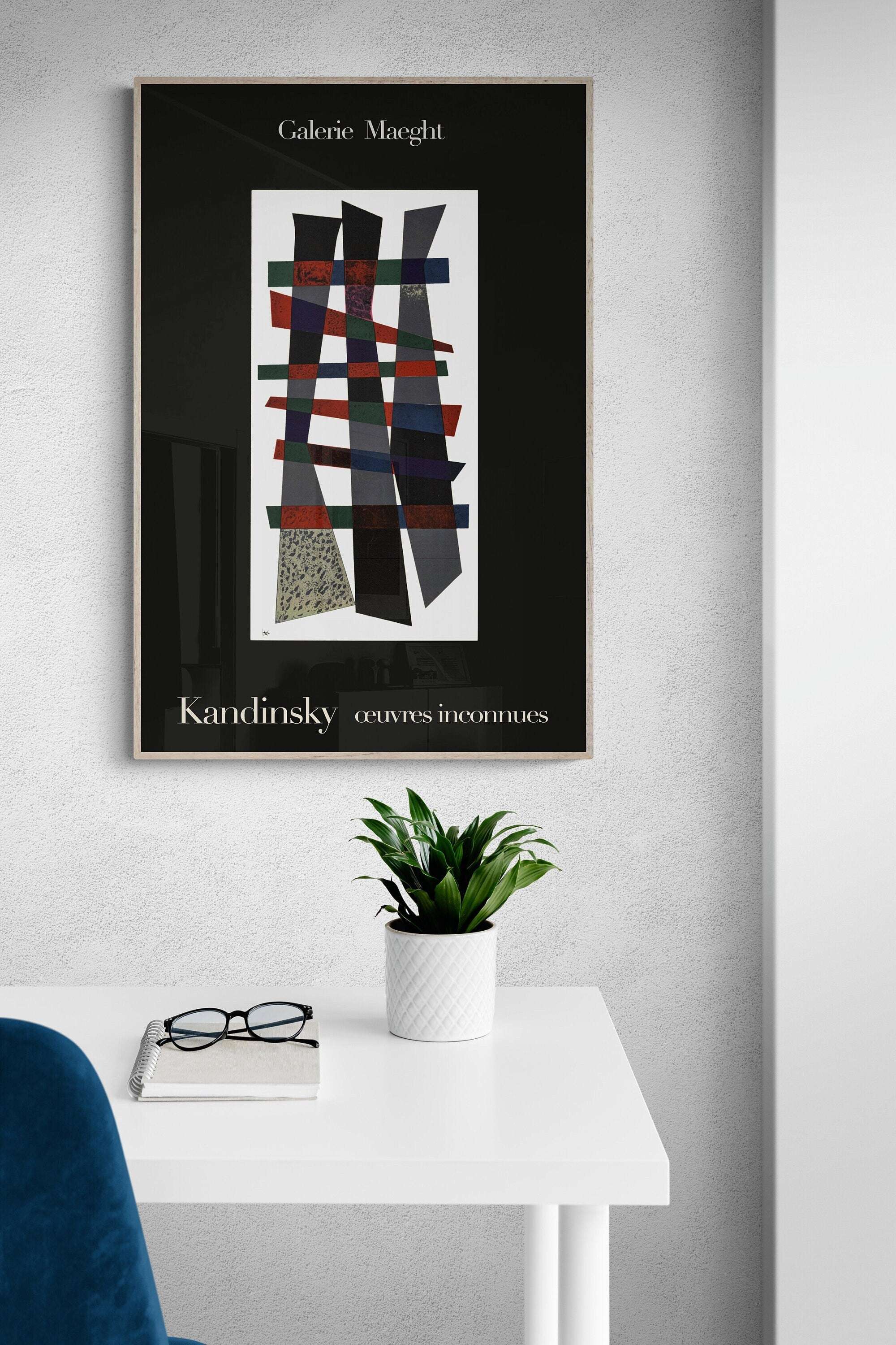 Wassily Kandinsky - Abstract Motif / Oeuvres Inconnues - Poster