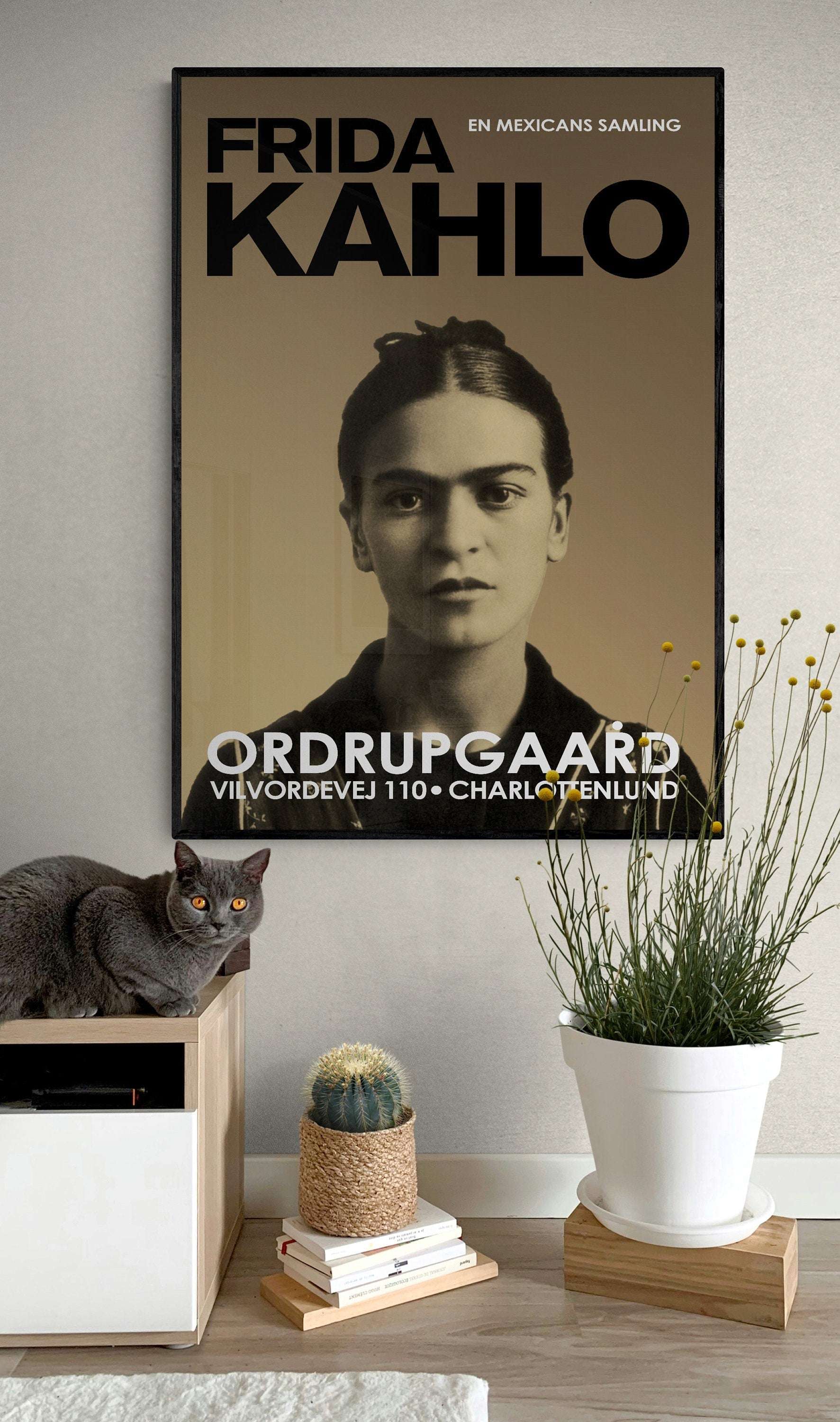 Frida Kahlo - Çok Nadir Sergi Afişi - En Mexicansk samling