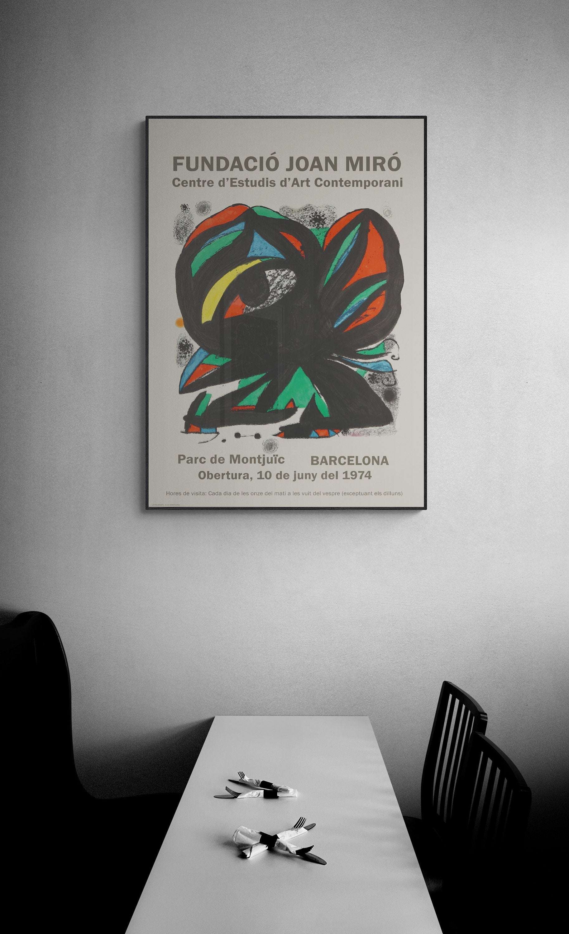 JOAN MIRO - Advertising Poster from Barcelona