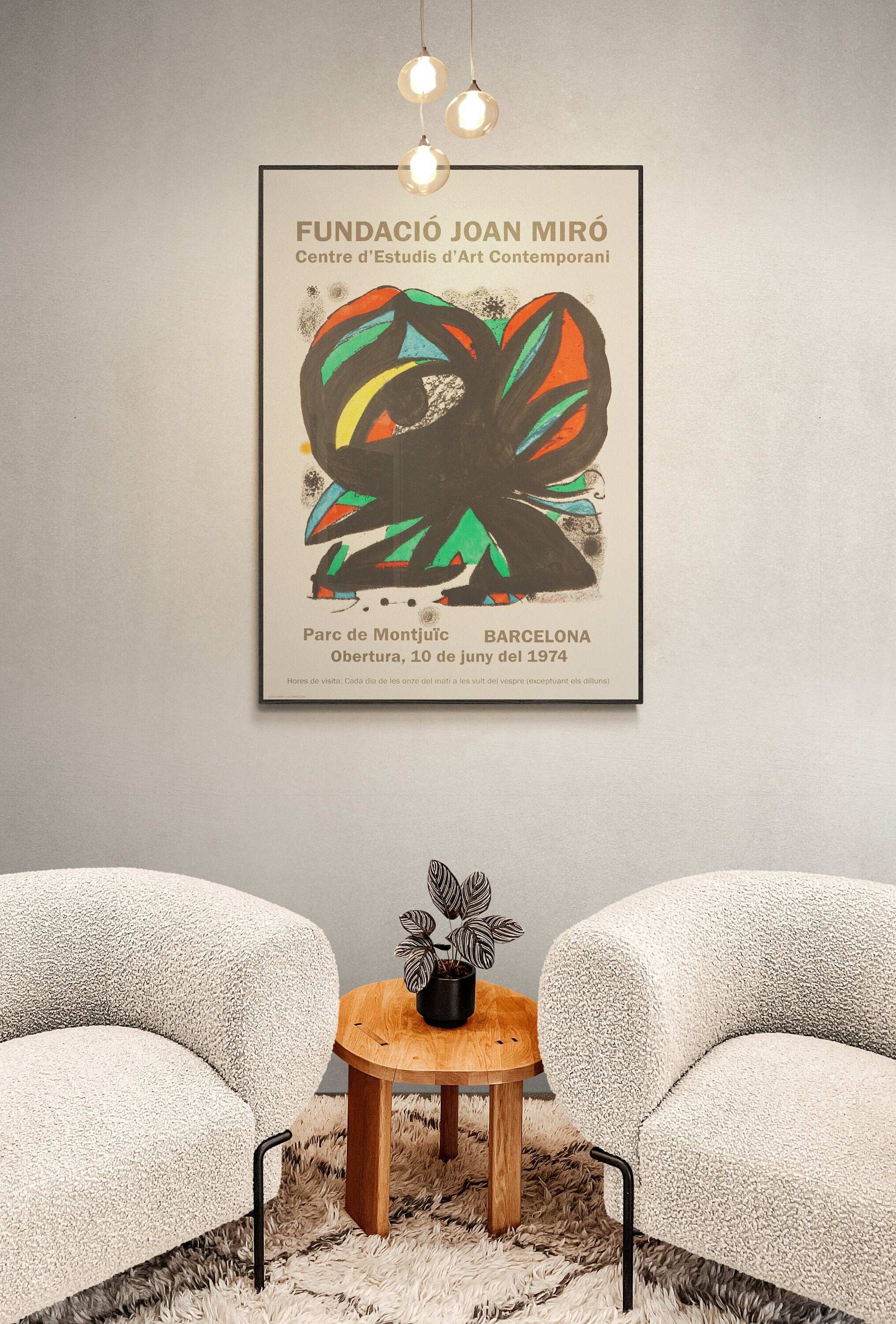 JOAN MIRO - Advertising Poster from Barcelona