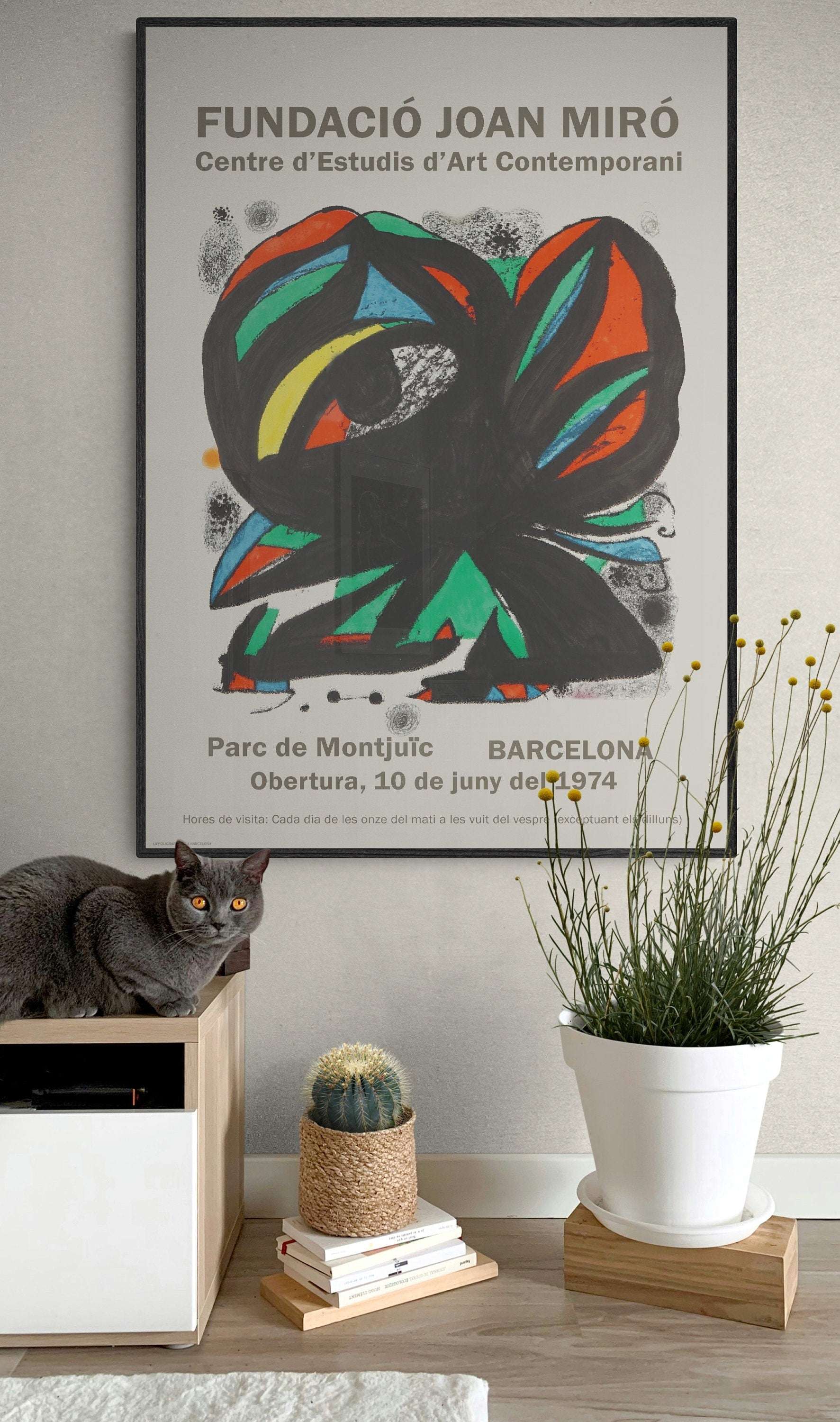 JOAN MIRO - Advertising Poster from Barcelona