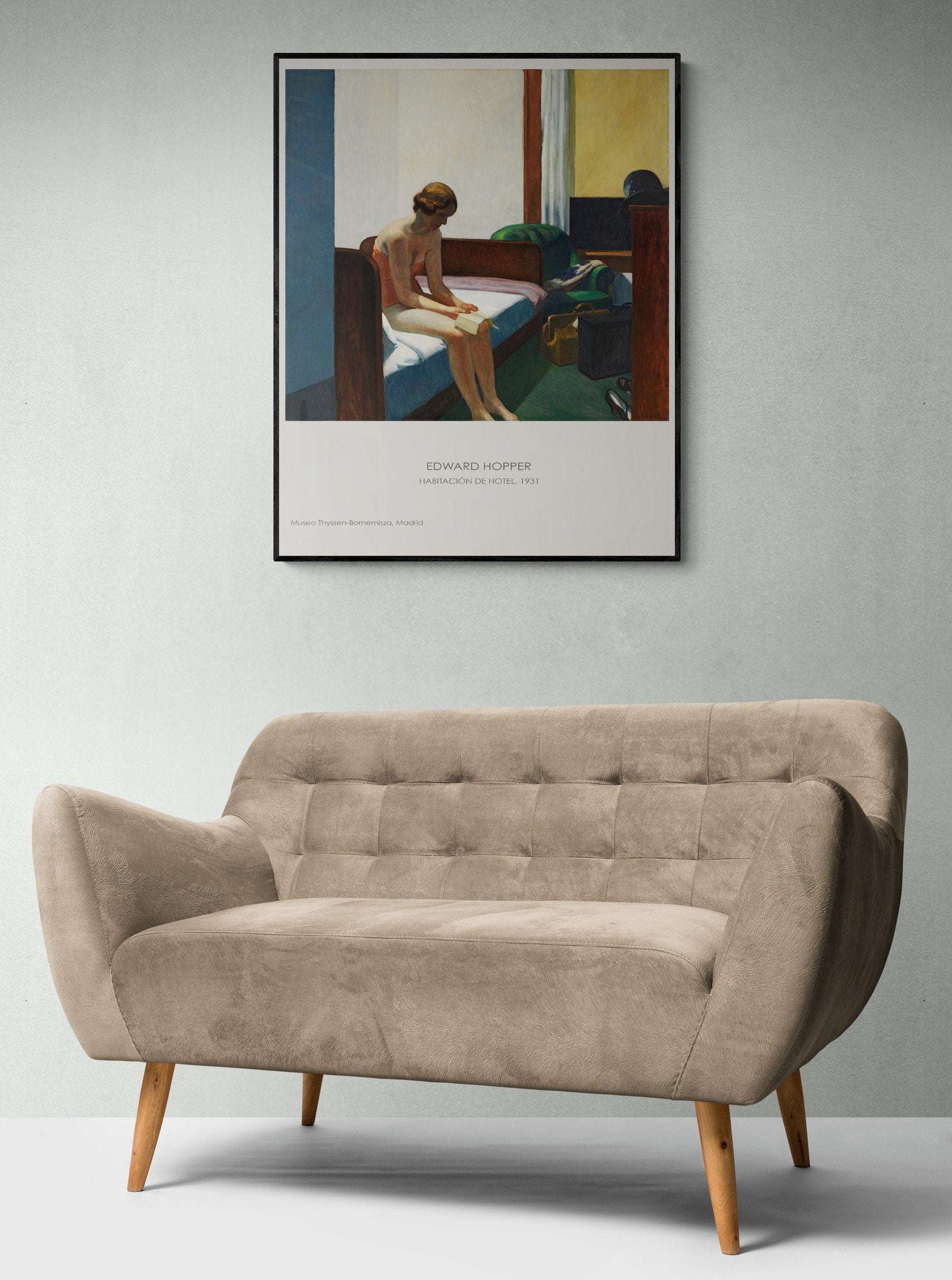 Edward Hopper - Hotel Room / Museo Nacional Thyssen-Bornemisza - Madrid - Hopper 1913 / Habitacion de Hotel
