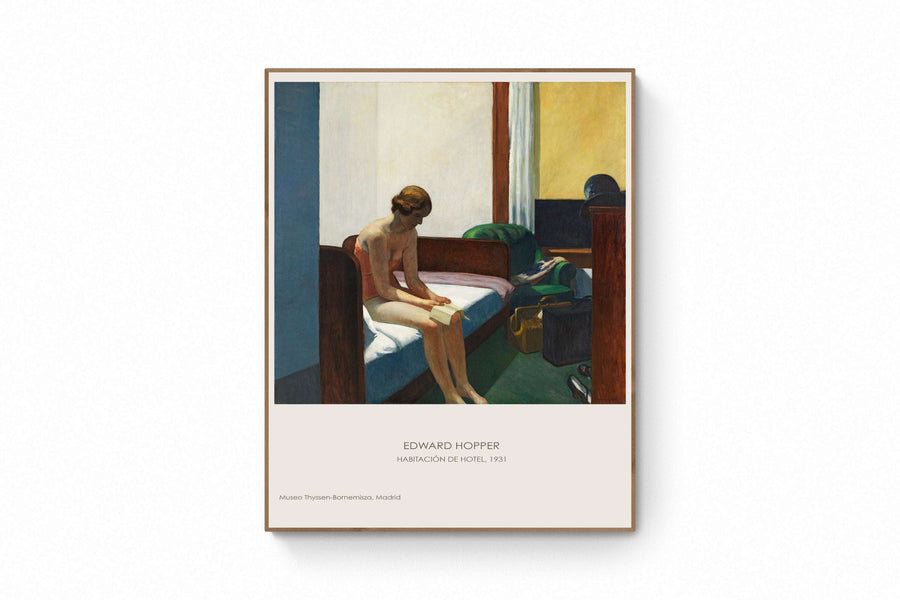 Edward Hopper - Hotel Room / Museo Nacional Thyssen-Bornemisza - Madrid - Hopper 1913 / Habitacion de Hotel