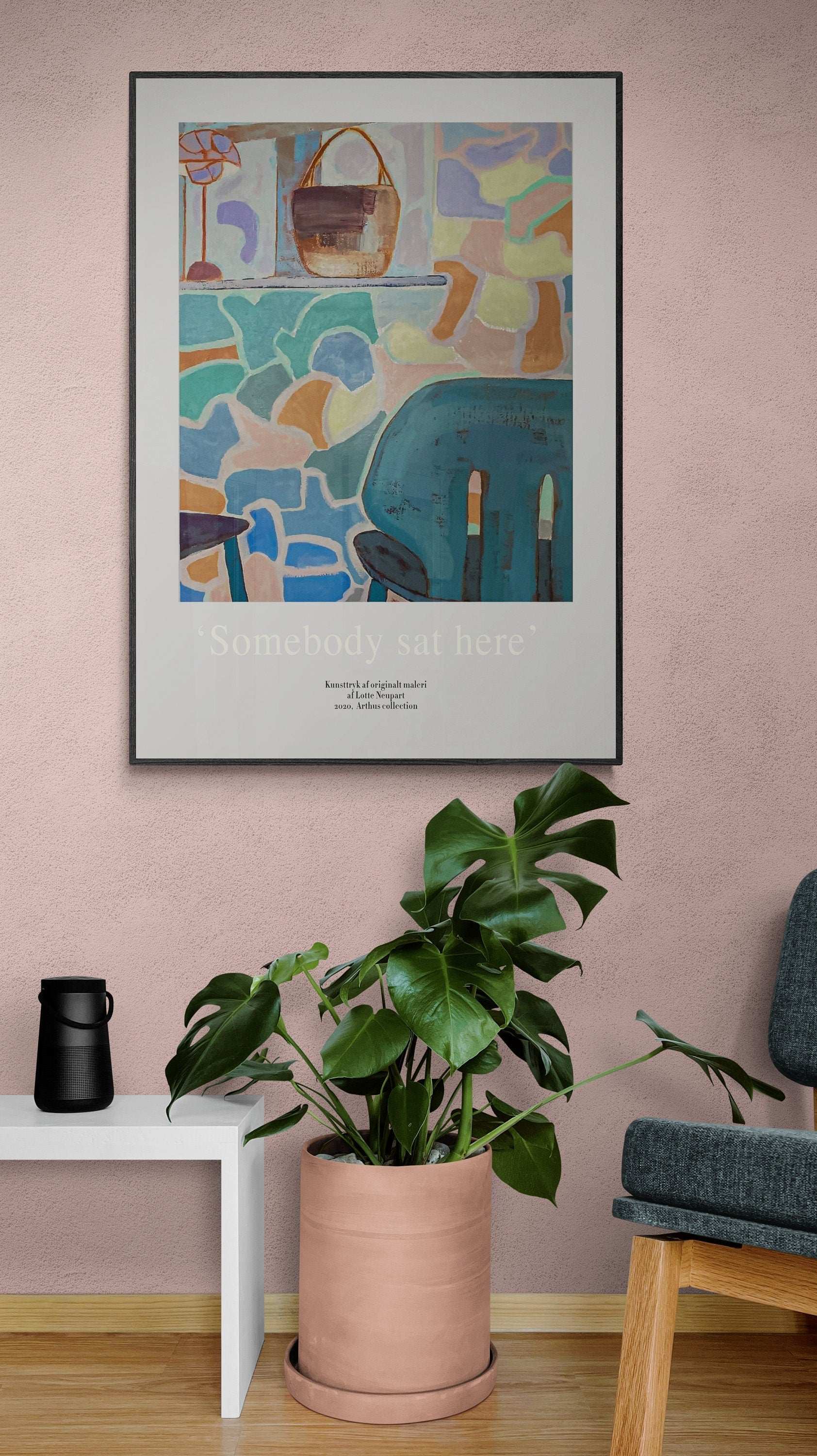 Somebody Sat Here - Rare Artwork / Nordic Style - Scandinavian Home / Hygge