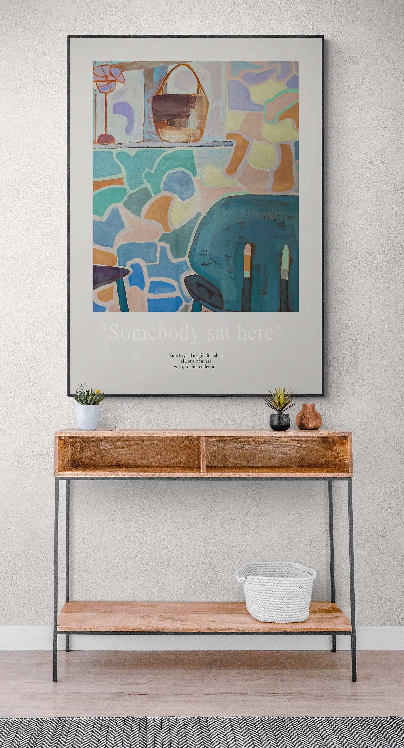 Somebody Sat Here - Rare Artwork / Nordic Style - Scandinavian Home / Hygge