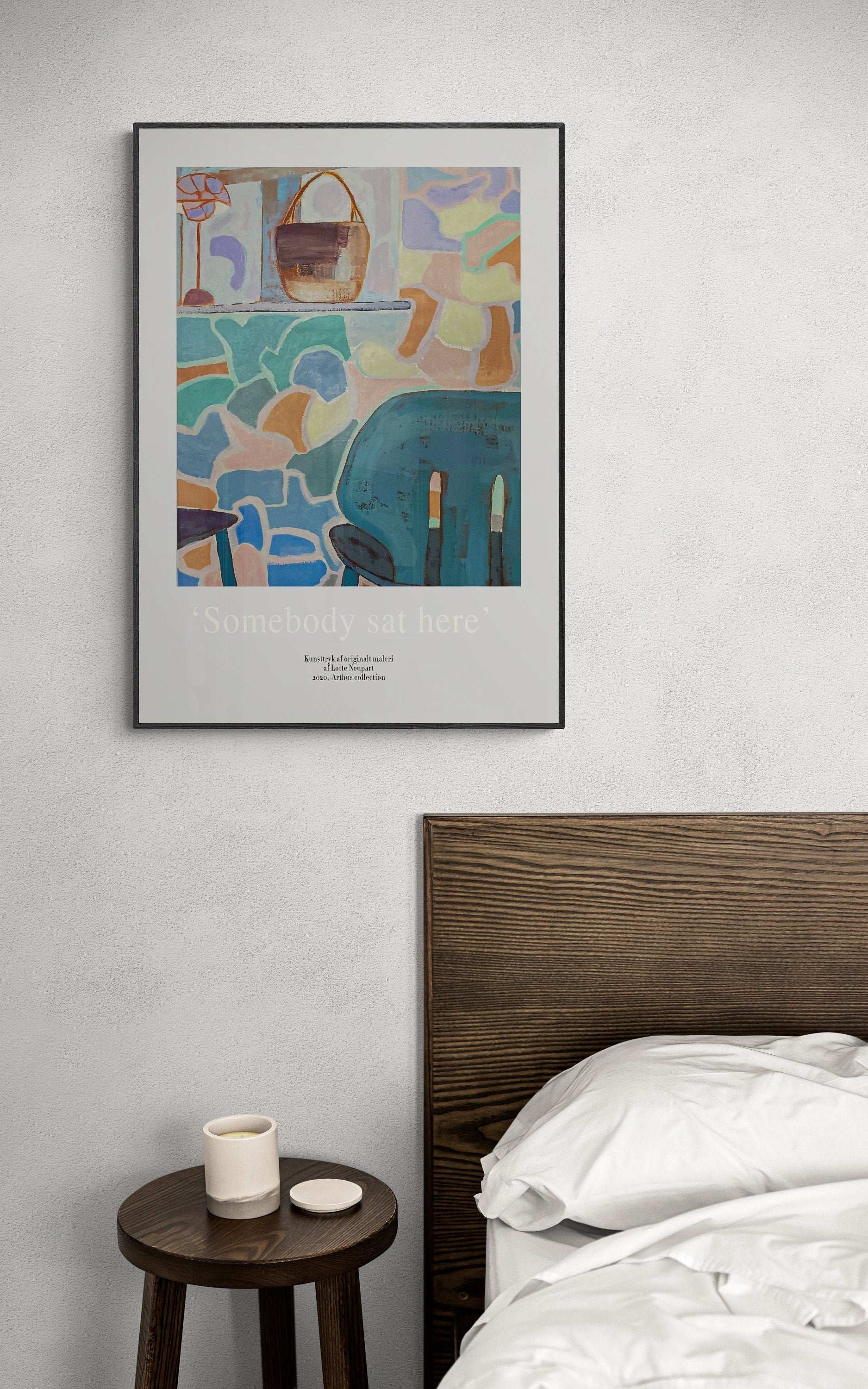 Somebody Sat Here - Rare Artwork / Nordic Style - Scandinavian Home / Hygge