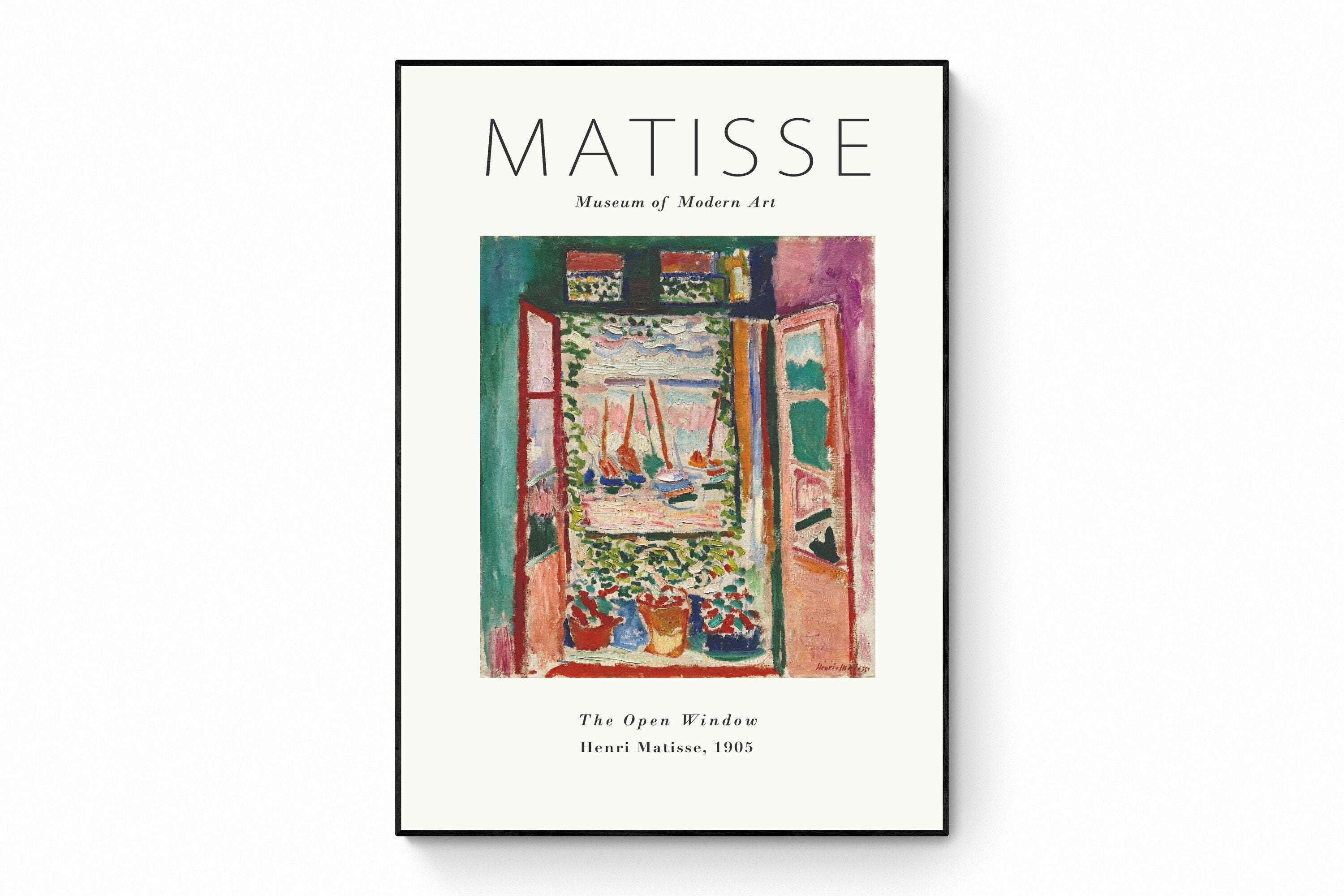 Matisse  Set of 6 - digital prints - Henri Matisse Bundle - Home Gallery - Digital Print - Oil Paintings of Henri Matisse