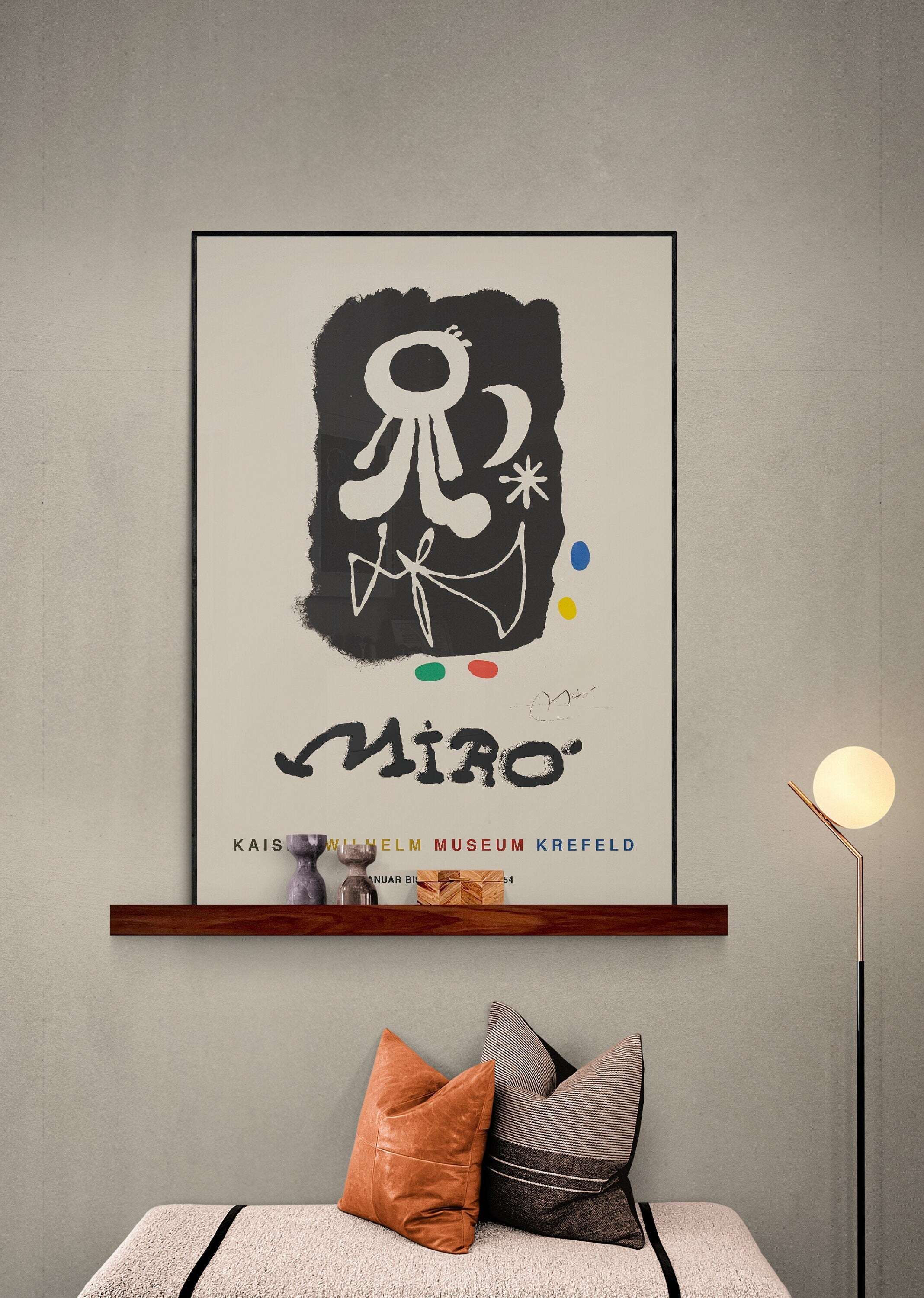 Joan Miro Hand Signed Lithograph - Poster