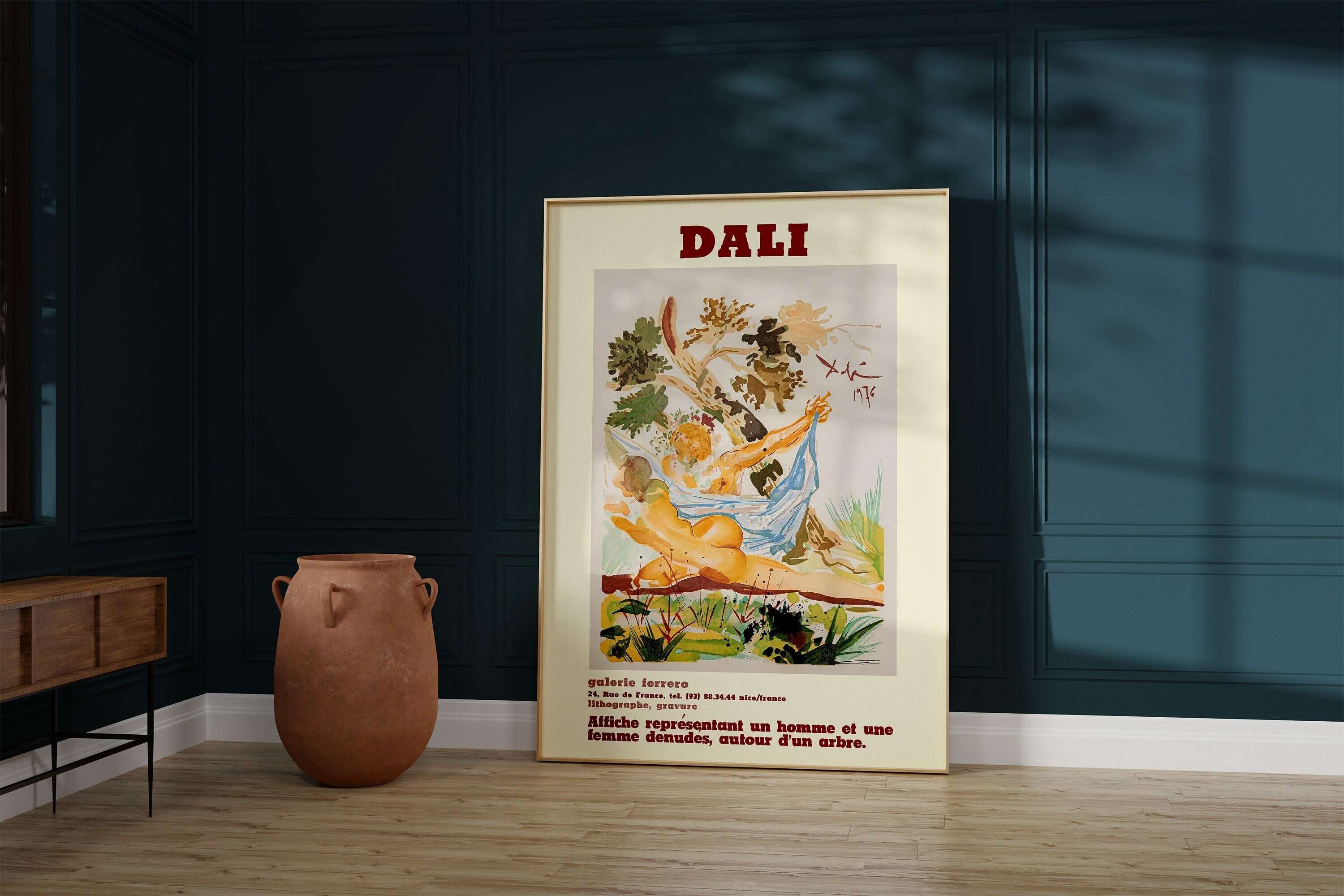 Salvador Dali Sanat Eserleri Seti - 2 Tasarım / Affiche Dali - Hristiyan Şövalye / Menelaos'un İnançsız Karısı