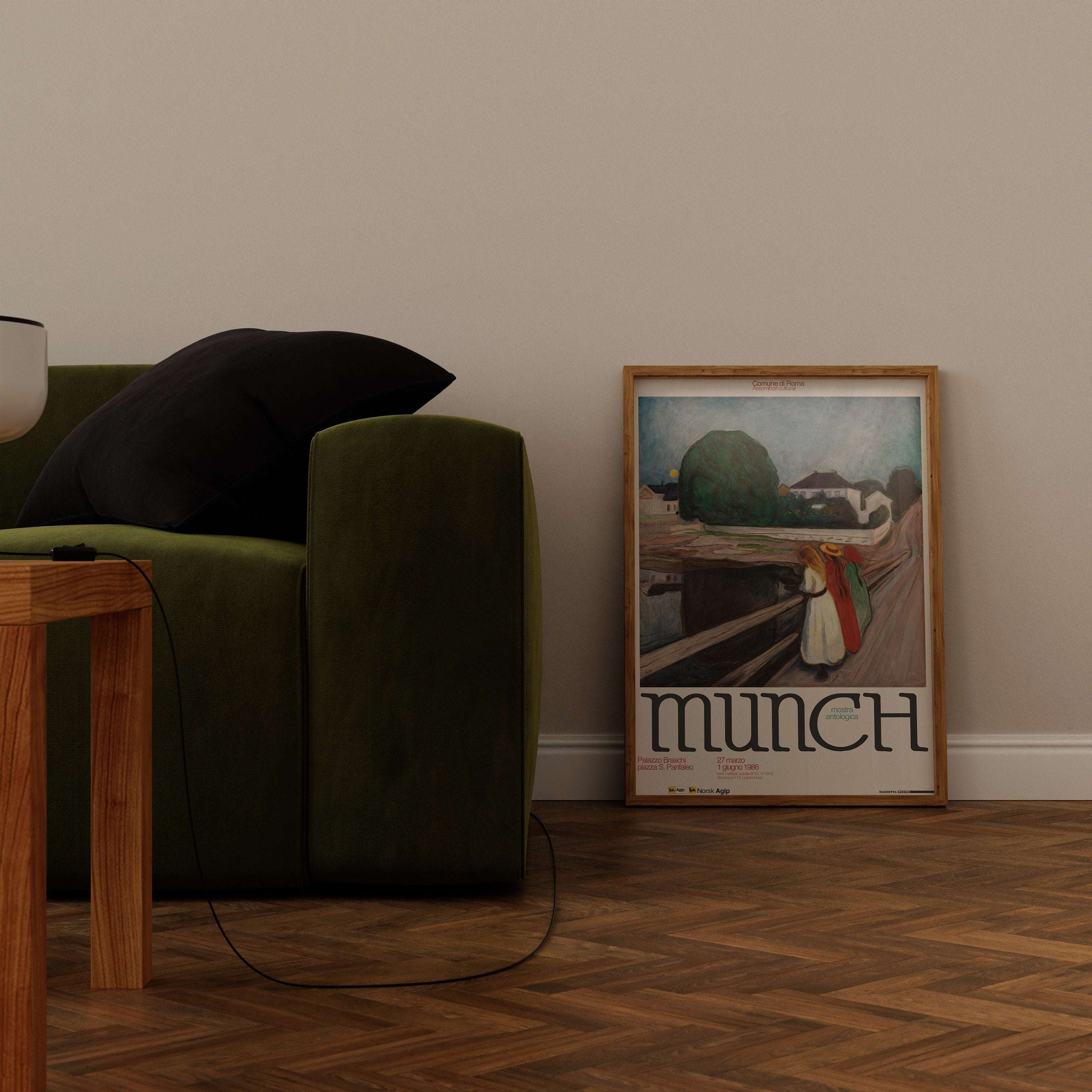 Edvard Munch - Köprüdeki Kızlar / Exhibition Poster