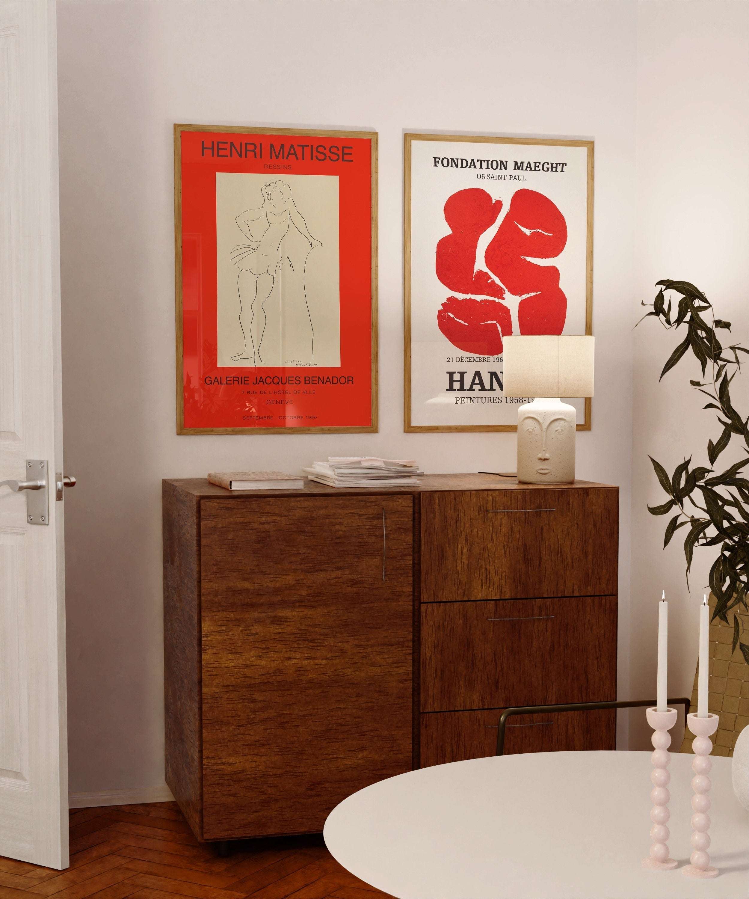 Hantai & Matisse - Red Harmony - Simon Hantai and Henri Matisse Compilation / Double Set - 2 Artworks