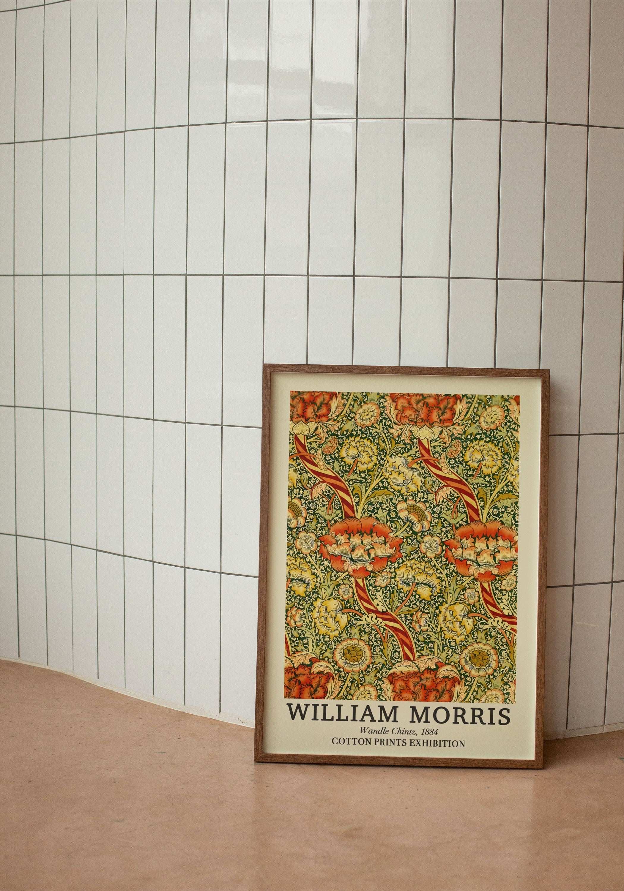 William Morris Motifleri - 9 farklı William Morris baskısı